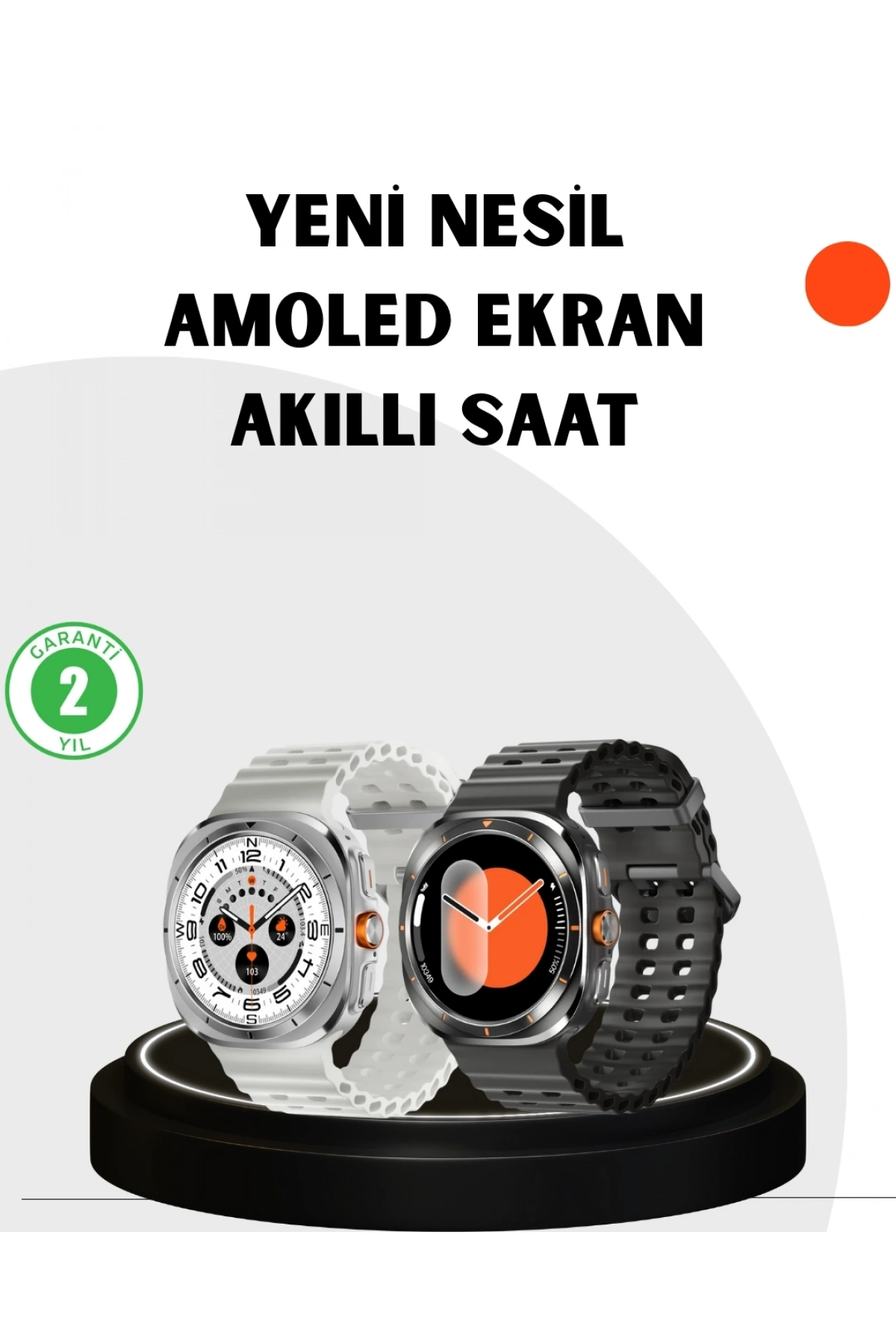 Modern Akıllı Saat Kablosuz Şarj Sosyal Medya Bildirimli