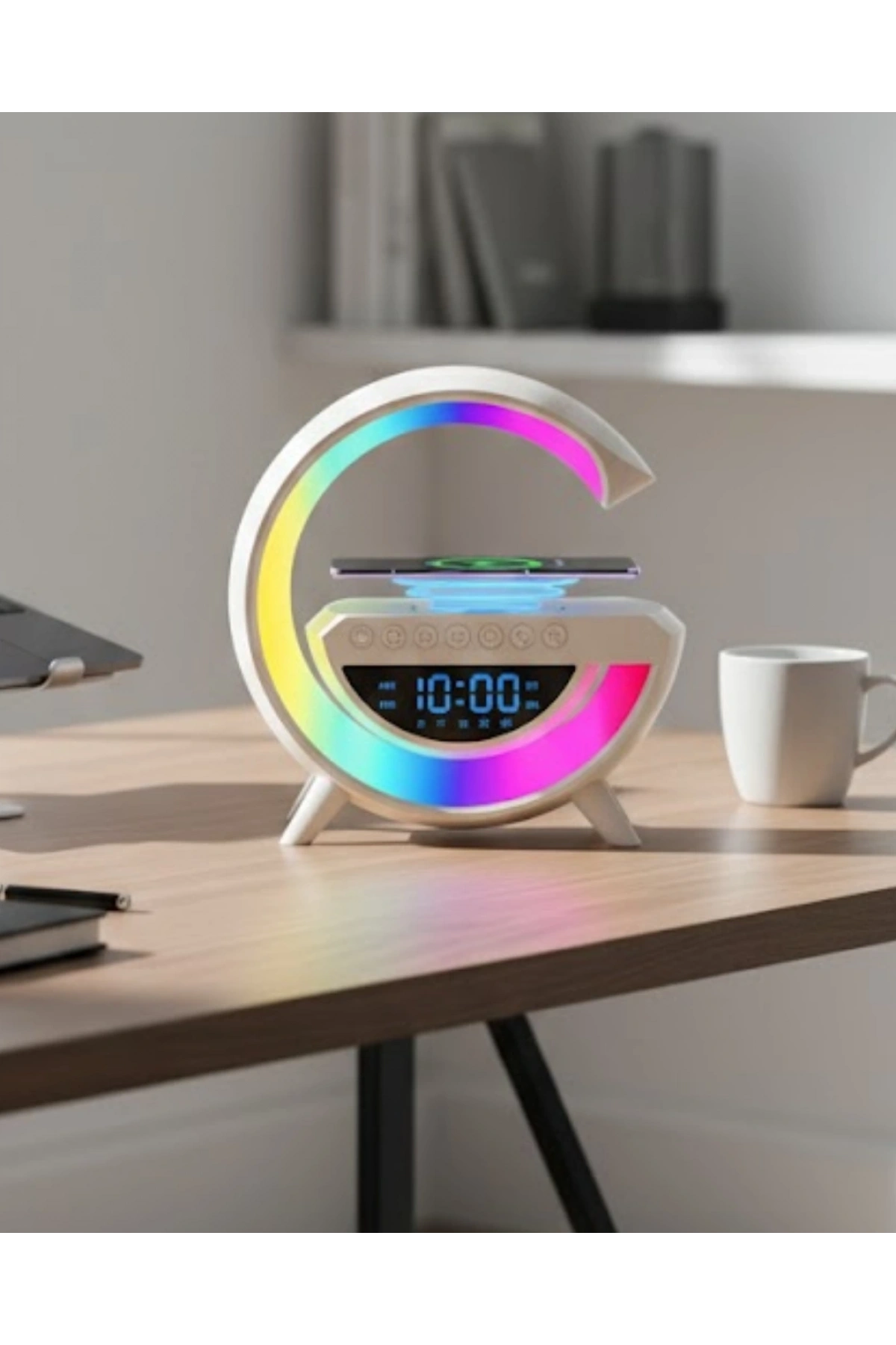 Modern RGB Işıklı Kablosuz Hoparlör Uzun Süreli Müzik Keyfi