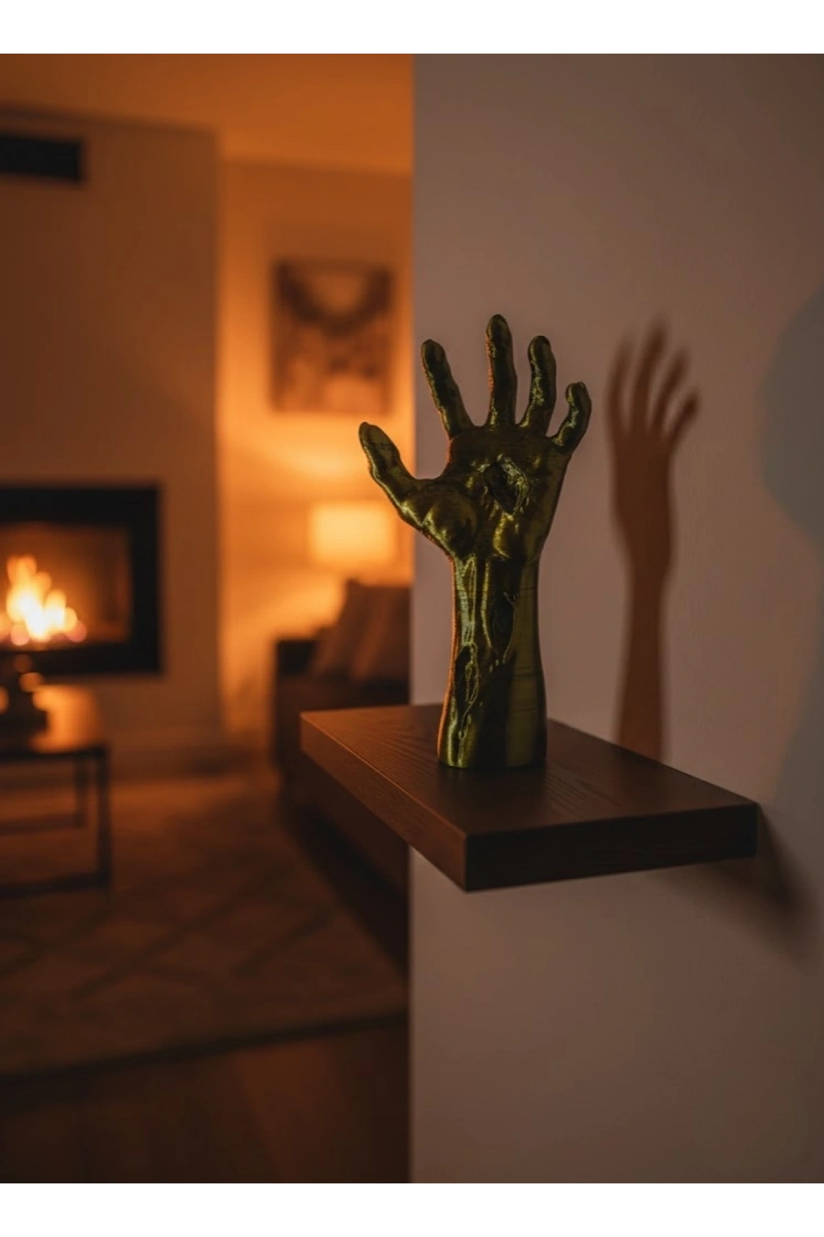 Modern Tasarım El Figürü 3D Dekoratif Biblo Koleksiyonluk