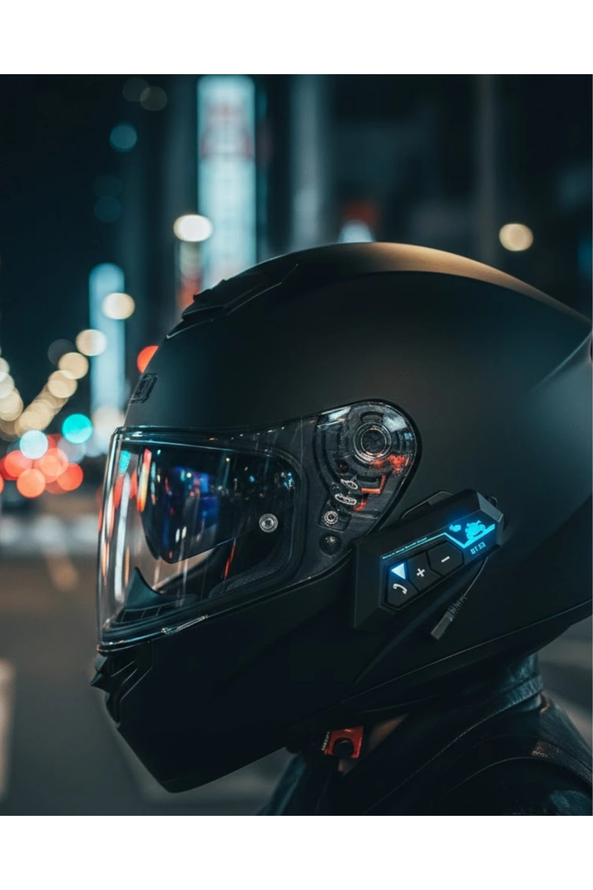 Motosiklet Kask Bluetooth Kulaklık 20 Saat Konuşma Süresi