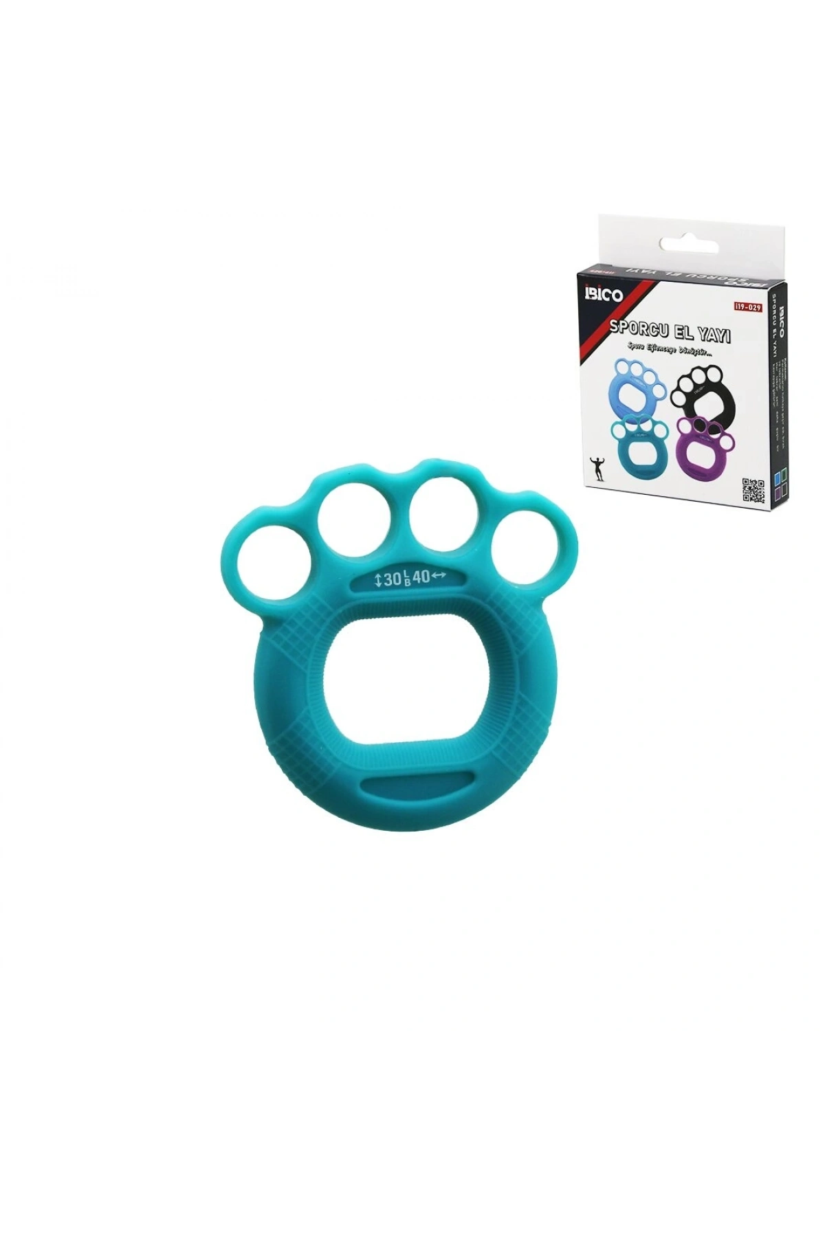 MUŞTA MODEL SPORCU SİLİKON EL YAYI ÇİFT KULLANIM = 40LBS - 50LBS (5047)