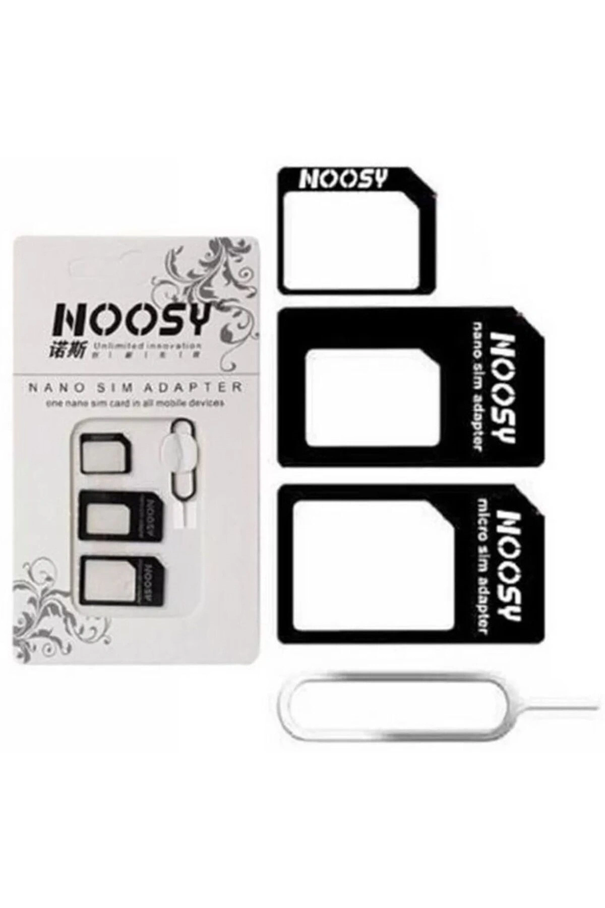 Noosy Çoklu Sim Kart Aparatı ve İğnesi