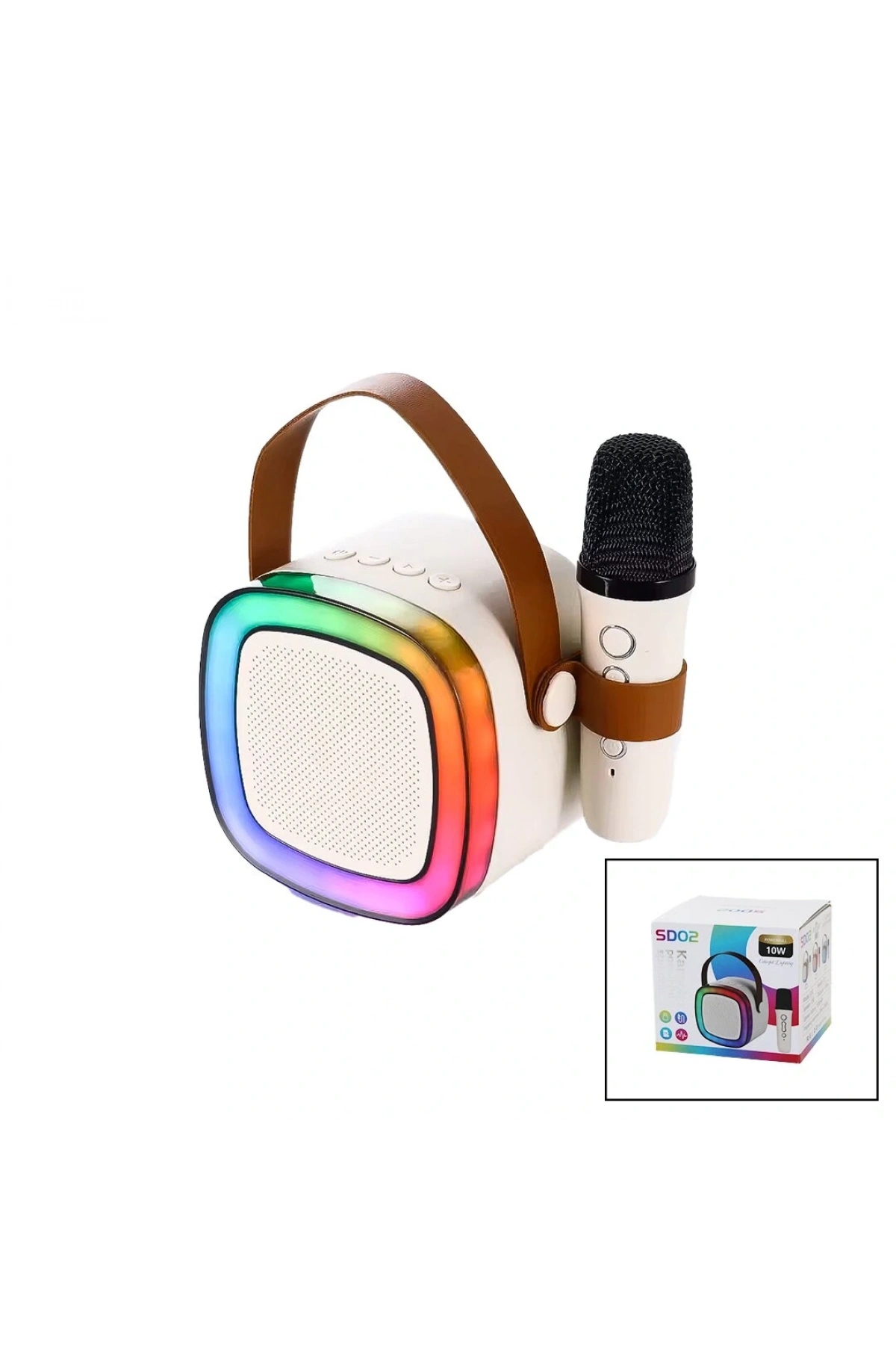 NOSTALJİ MİNİ RADYO MODELKARAOKE MİKROFONLUBLUETOOTH WİRELESS HOPARLÖR- SPEAKER USB ŞARJLI (5047)