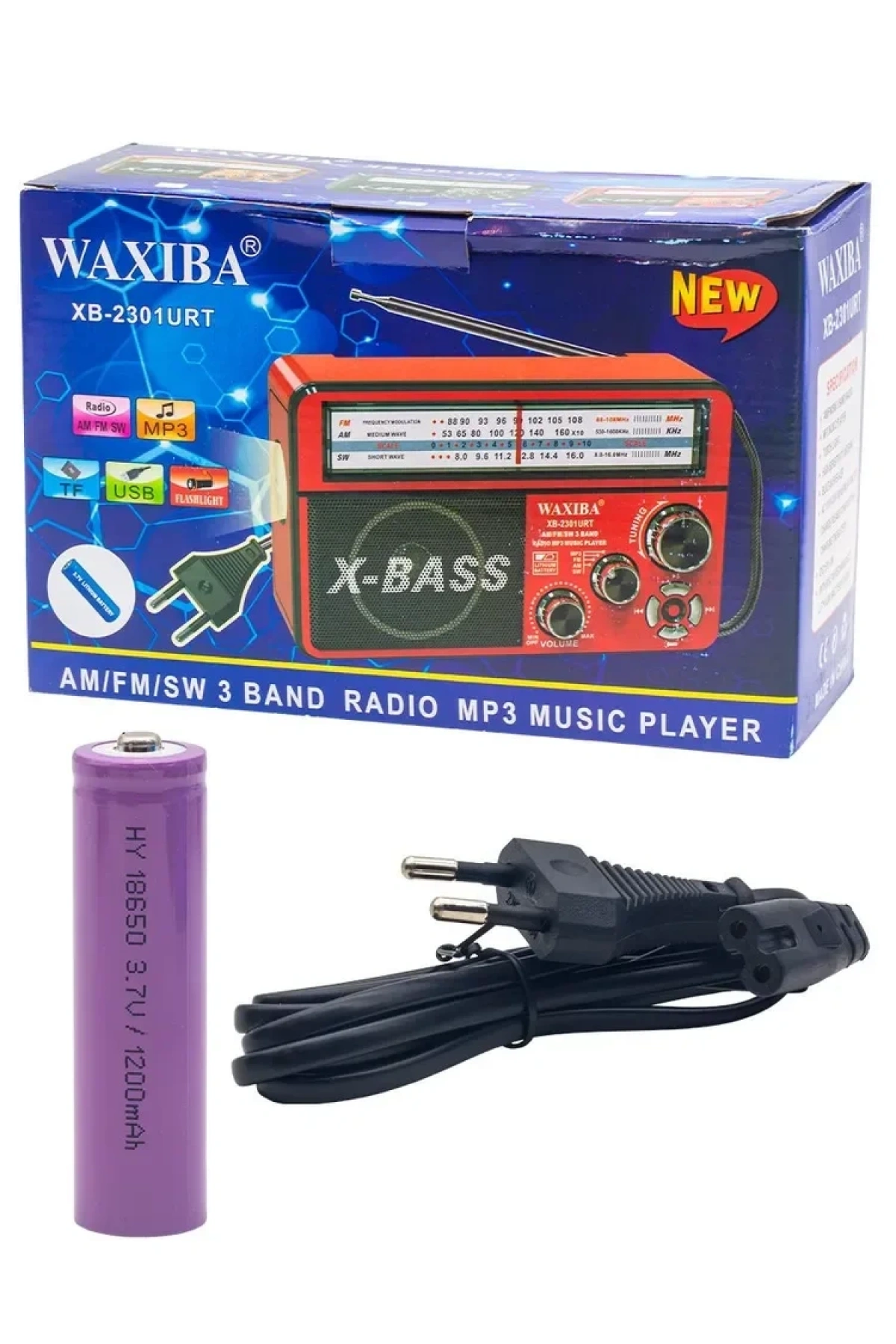 Nostaljik Radyo WAXIBA Nostaljik Radyo Bluetooth Fm Usb XB-2301RT (5047)