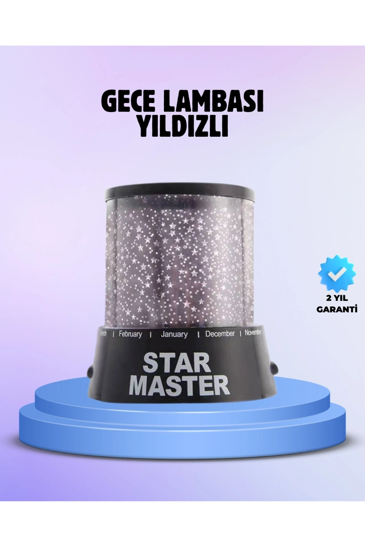 Odayı Yıldızlarla Dolduran Galaxy Efektli LED Projektör Işık