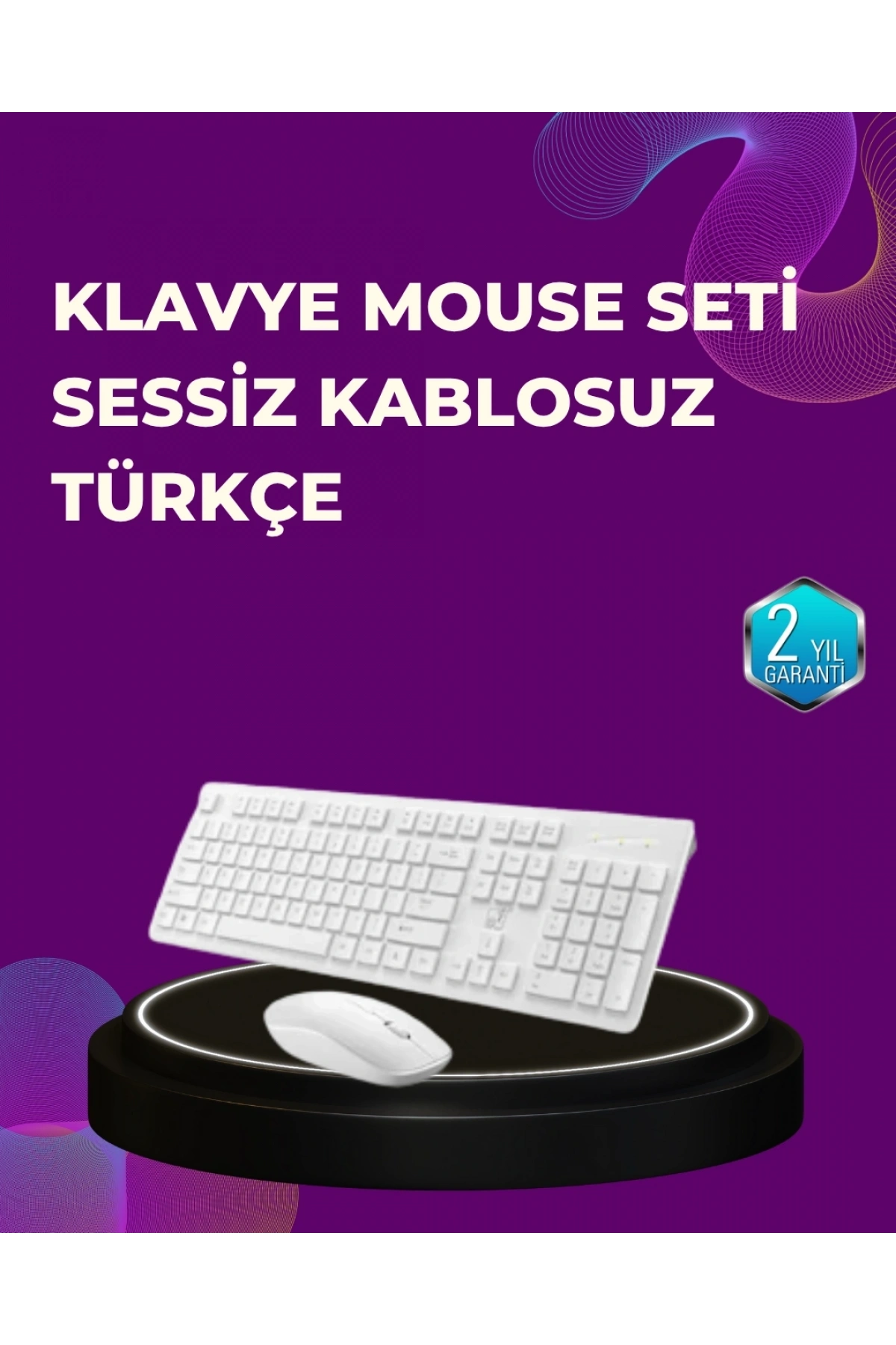 Ofis ve Ev Kullanımı İçin Kablosuz Klavye Fare Seti - Ergonomik ve Pratik