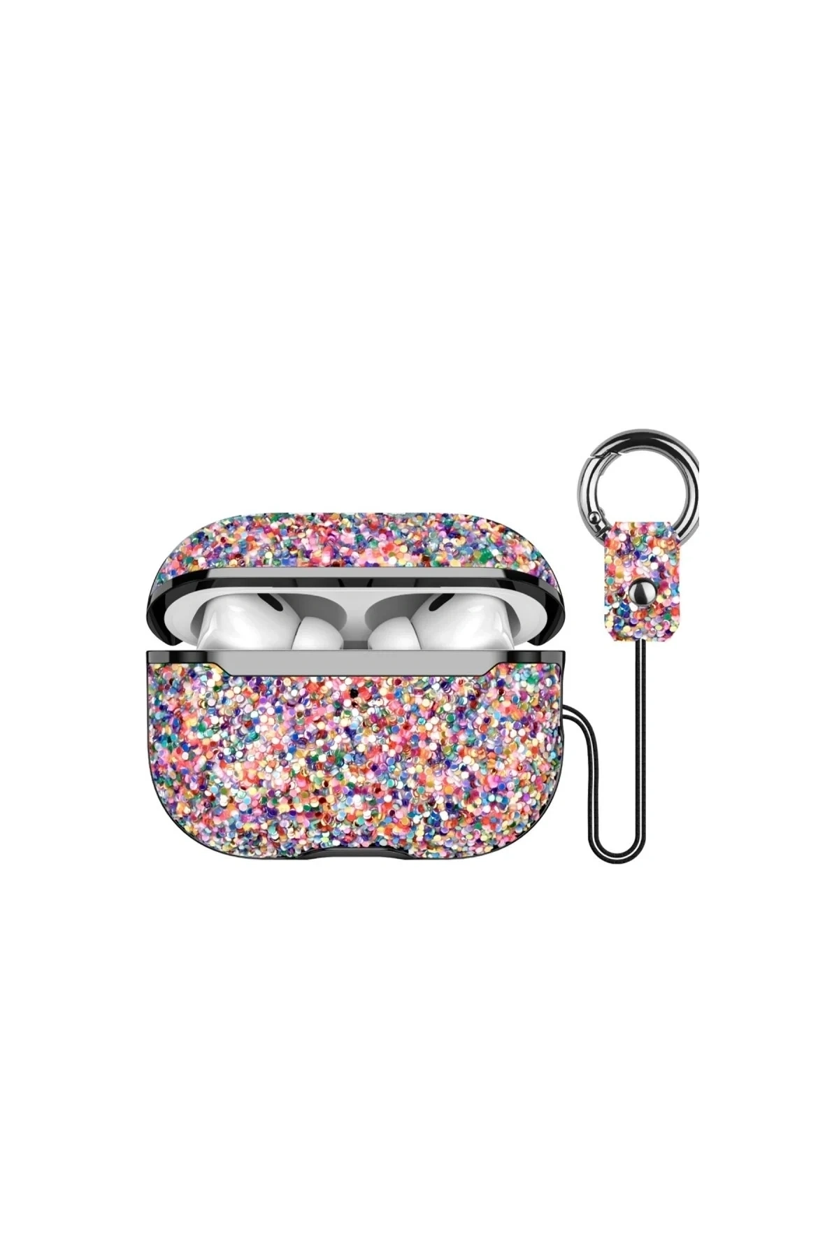 Onegif Apple Airpods 2 (2.nesil) Bright Simli Airpods Kapak - Gold