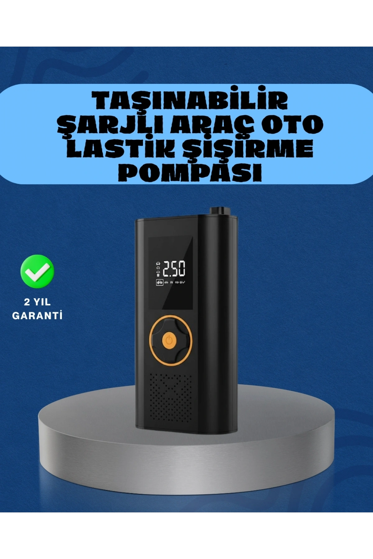 Otomatik Duran Dijital Hava Pompası Kompakt ve Taşınabilir Tasarım