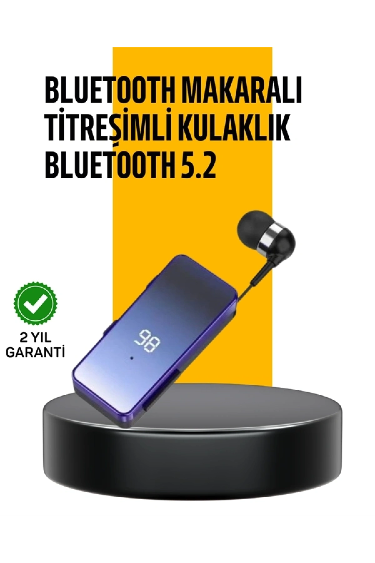 Otomatik Geri Sarma Mekanizmalı Kulaklık – Pratik Kullanım İçin Akıllı Kablo Yönetimi
