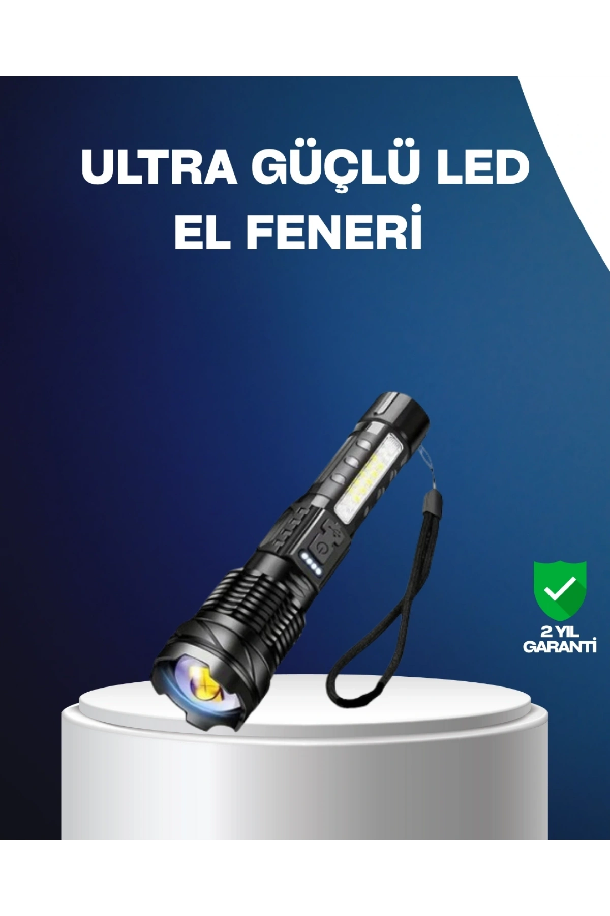 Outdoor ve Acil Durum İçin Güçlü LED El Feneri