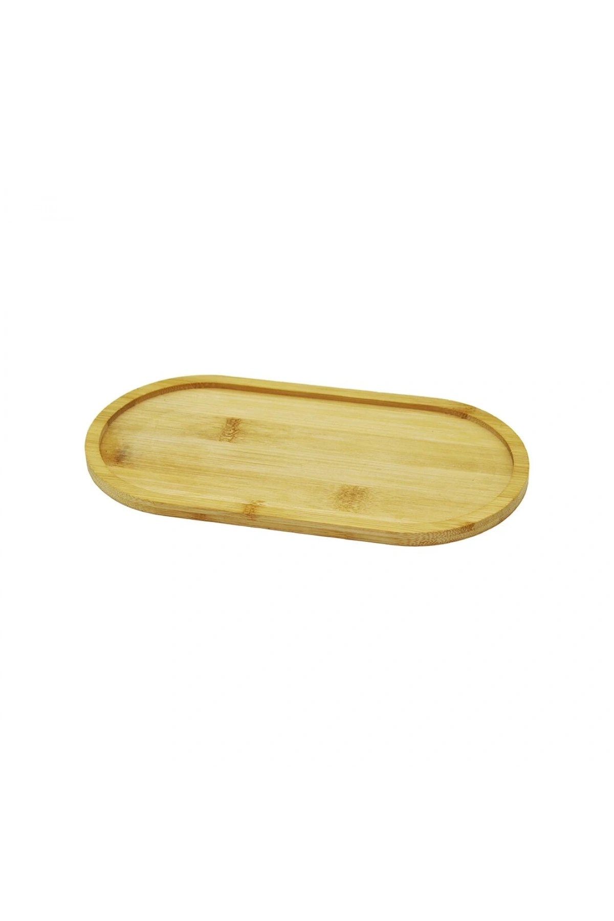 OVAL AHŞAP BAMBU YAĞDANLIK ALTLIK 12X23CM (5047)