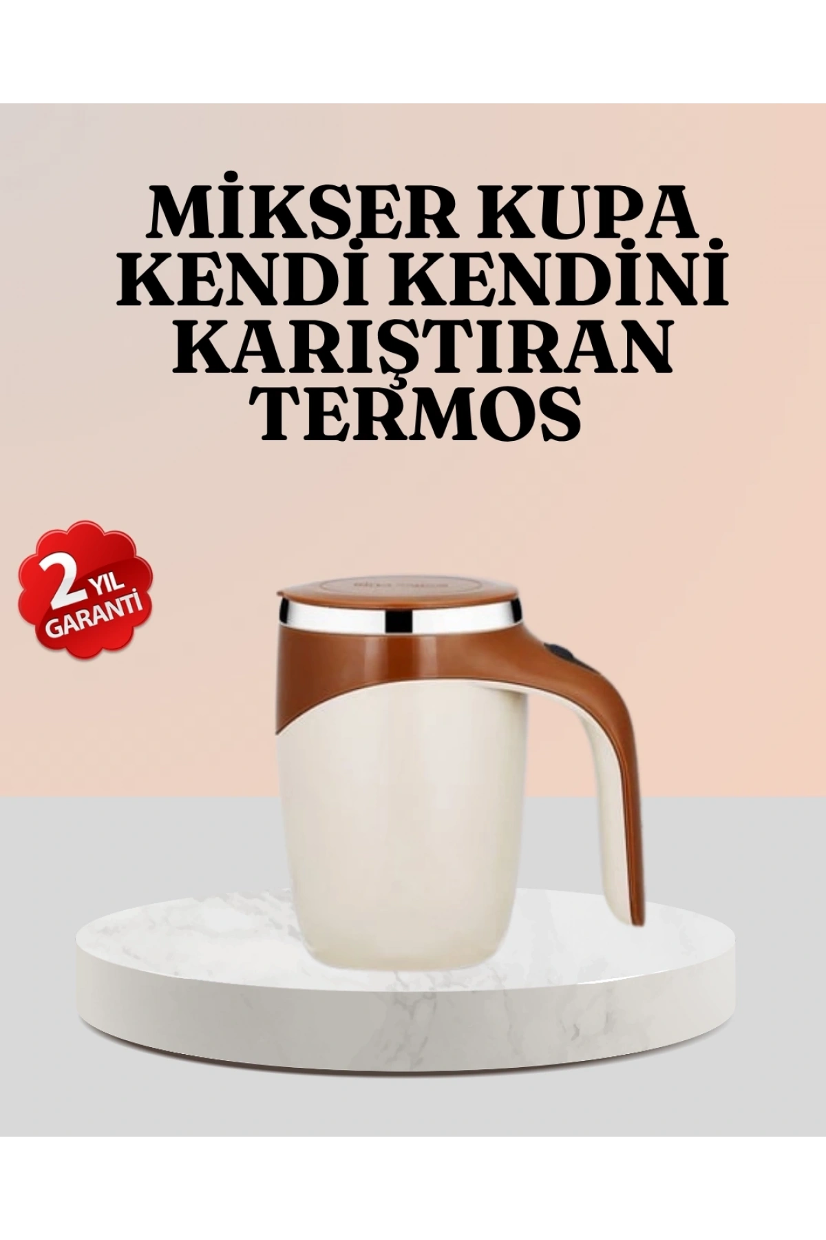 Paslanmaz Çelik Şarjlı Karıştırma Kupa – Otomatik Manyetik Blender Fincan