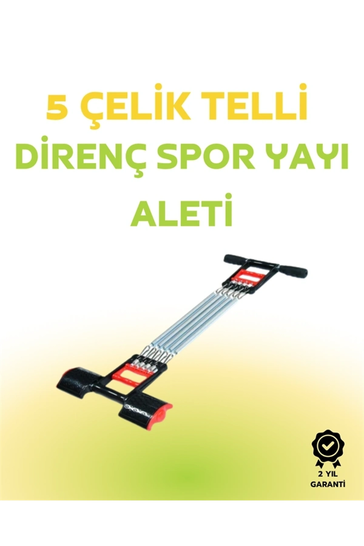 Paslanmaz Çelik Yaylı Çoklu Dirençli Kol ve Gövde Egzersiz Aleti