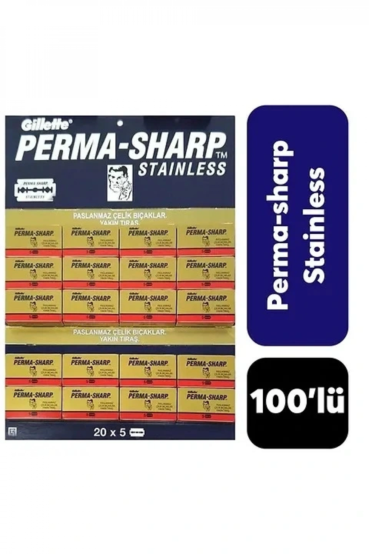 PERMA-SHARP TAM JİLET 5 PARÇA  X 20 PARÇA (5047)