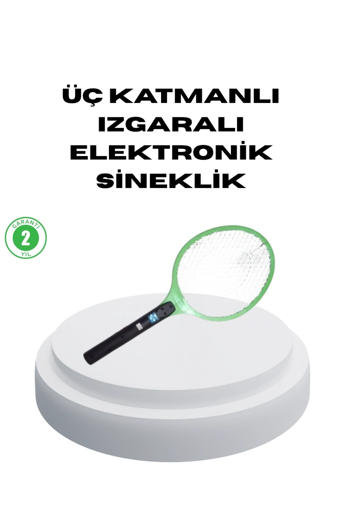 Pil ile Çalışan Elektronik Sinek Öldürücü – Çocuk ve Evcil Hayvan Dostu Tasarım