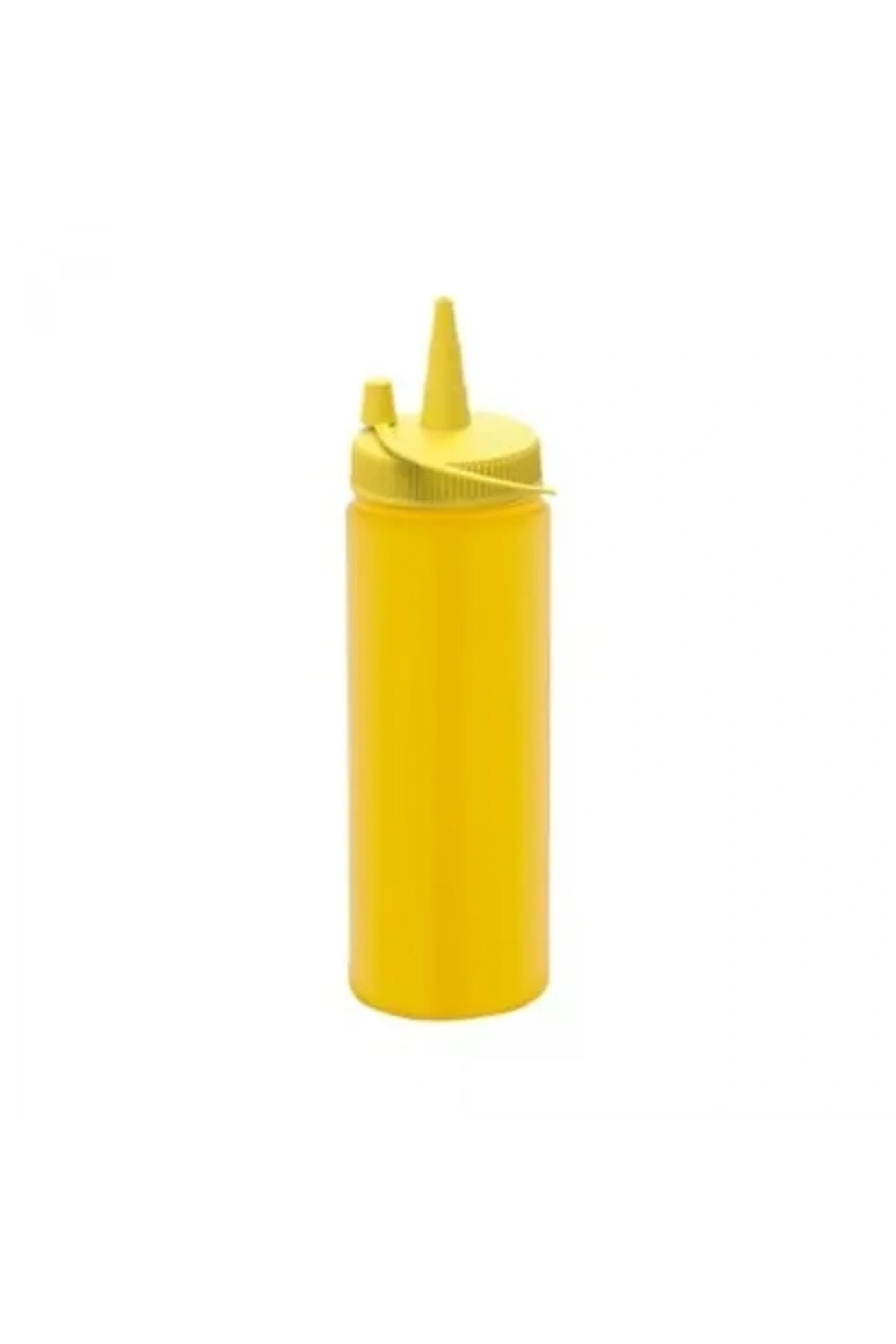 Plastik Ketçap, Mayonez, Sos Şişesi 3 Adet 1 Litre Sarı (0177)
