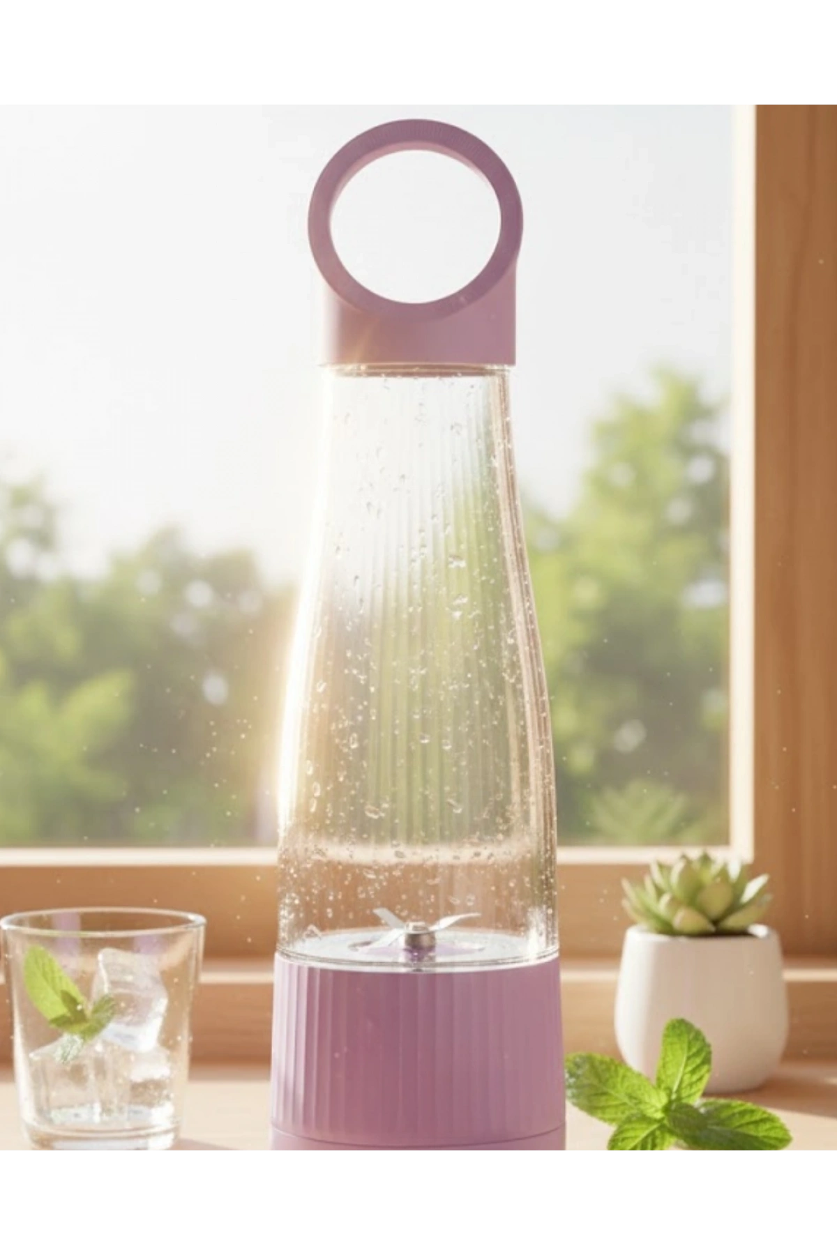 Pratik Kullanımlı USB Şarjlı Meyve ve Smoothie Blender