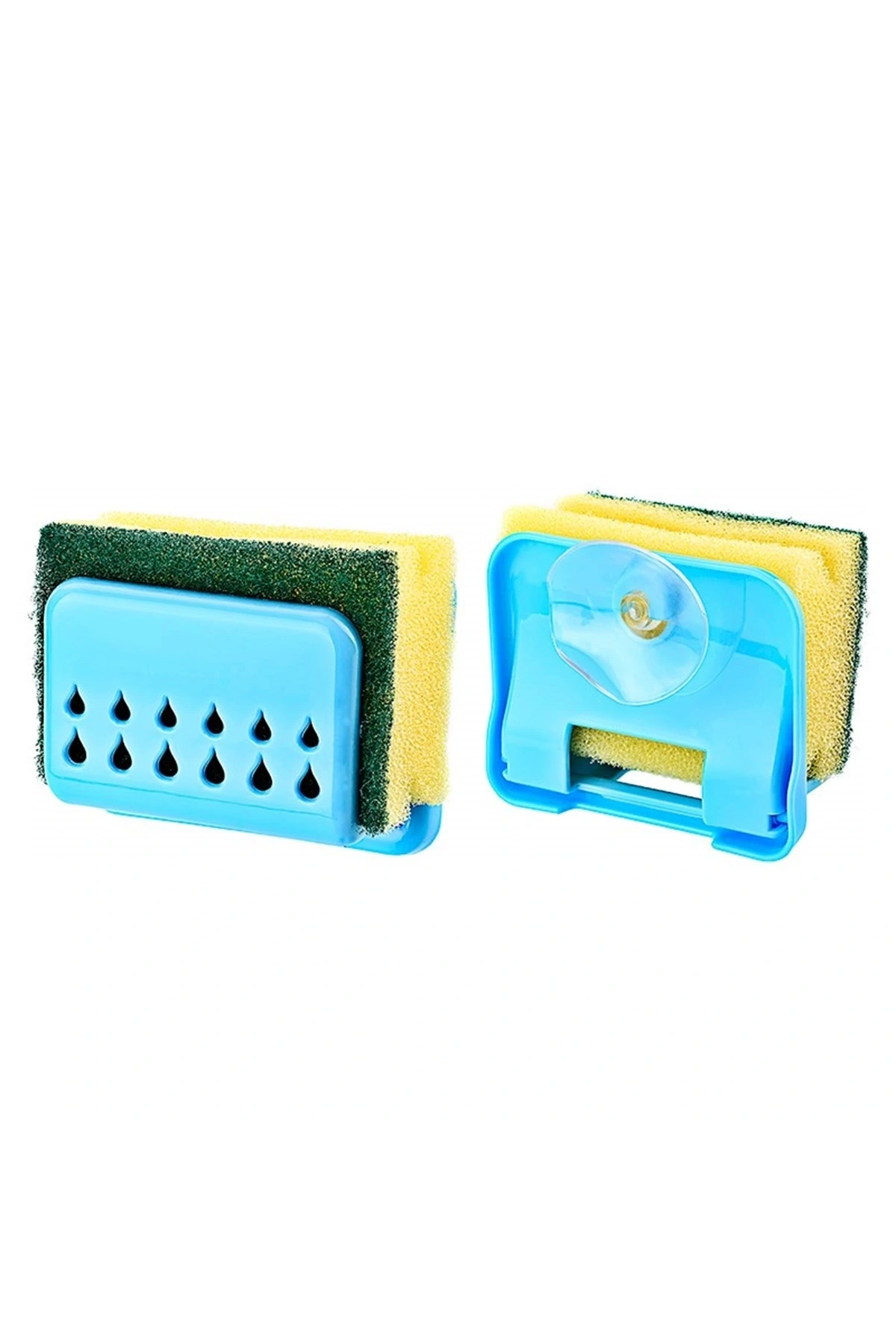 Pratik Mutfak Lavabo Vantuzlu Bulaşık Süngeri Askısı Aparatı (5047)