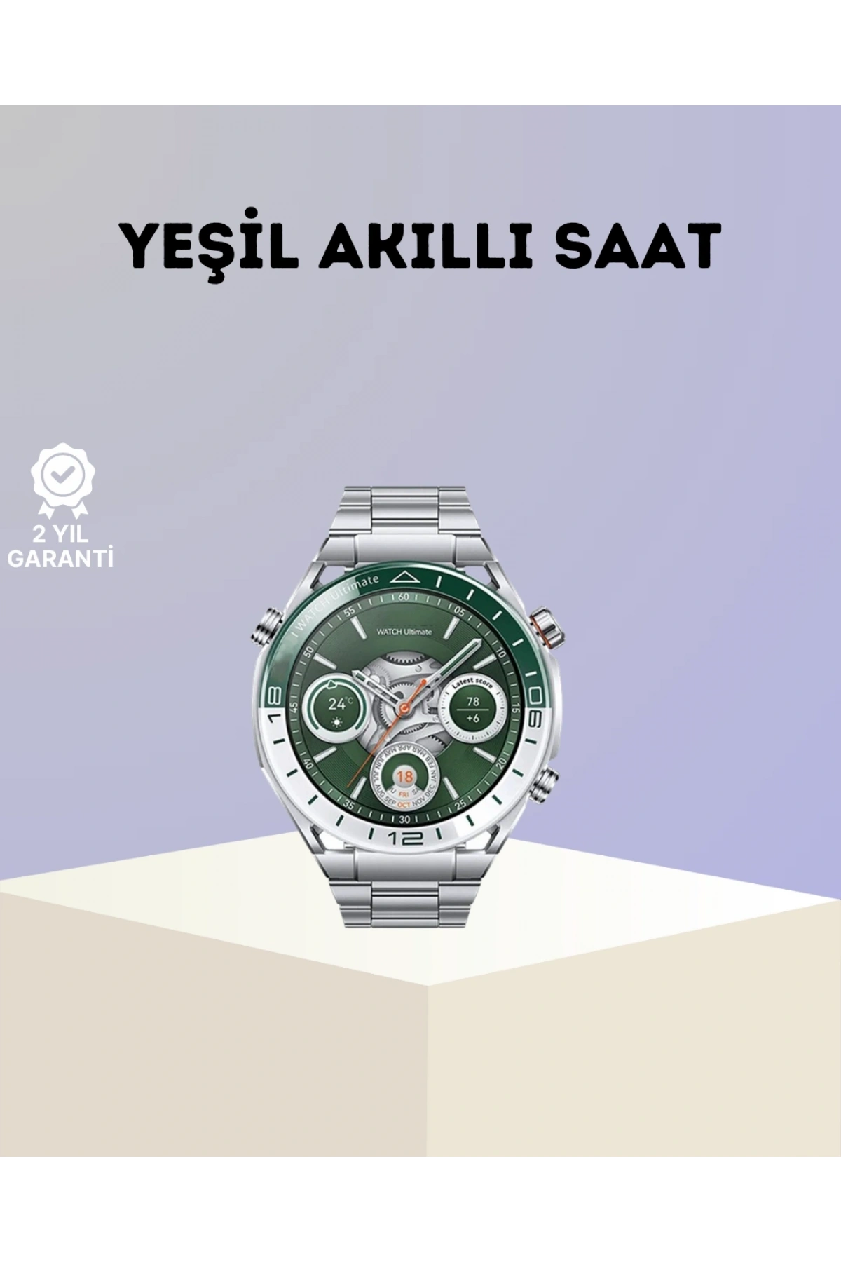 Premium Amoled Akıllı Saat GPS Harita Desteği Bluetooth Arama Sağlık Takipli