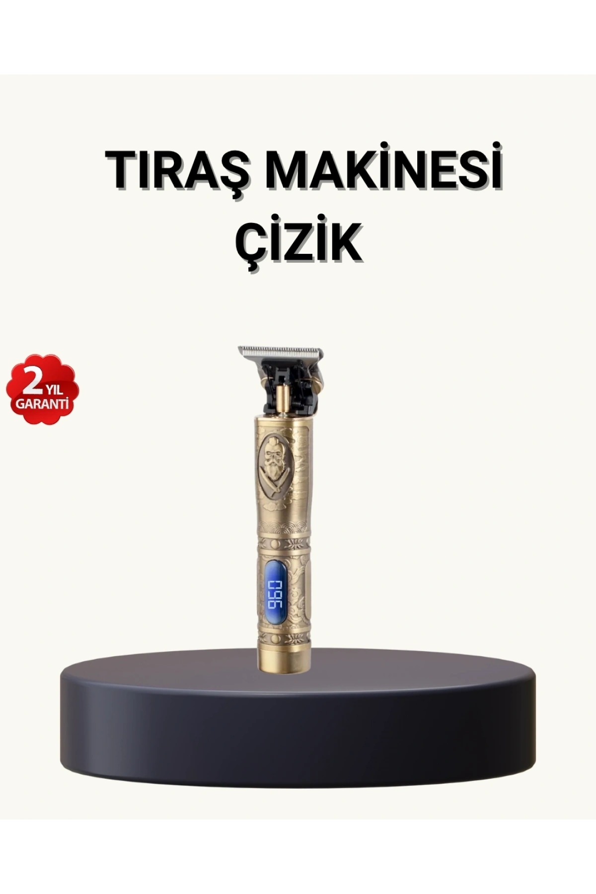 Profesyonel Kablosuz Tıraş Makinesi – 1-2 Saat Kesintisiz Kullanım