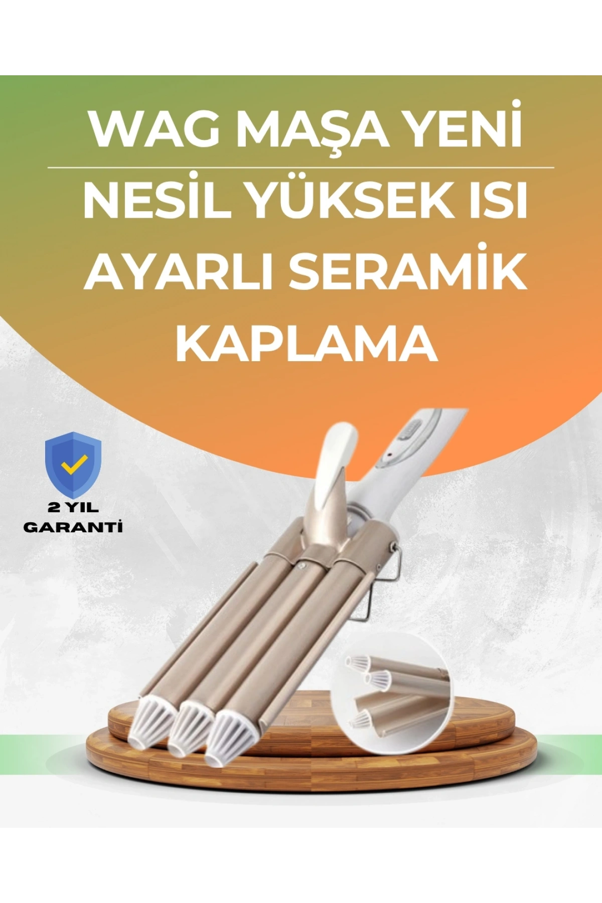 Profesyonel Kullanıma Uygun Bukle Maşası