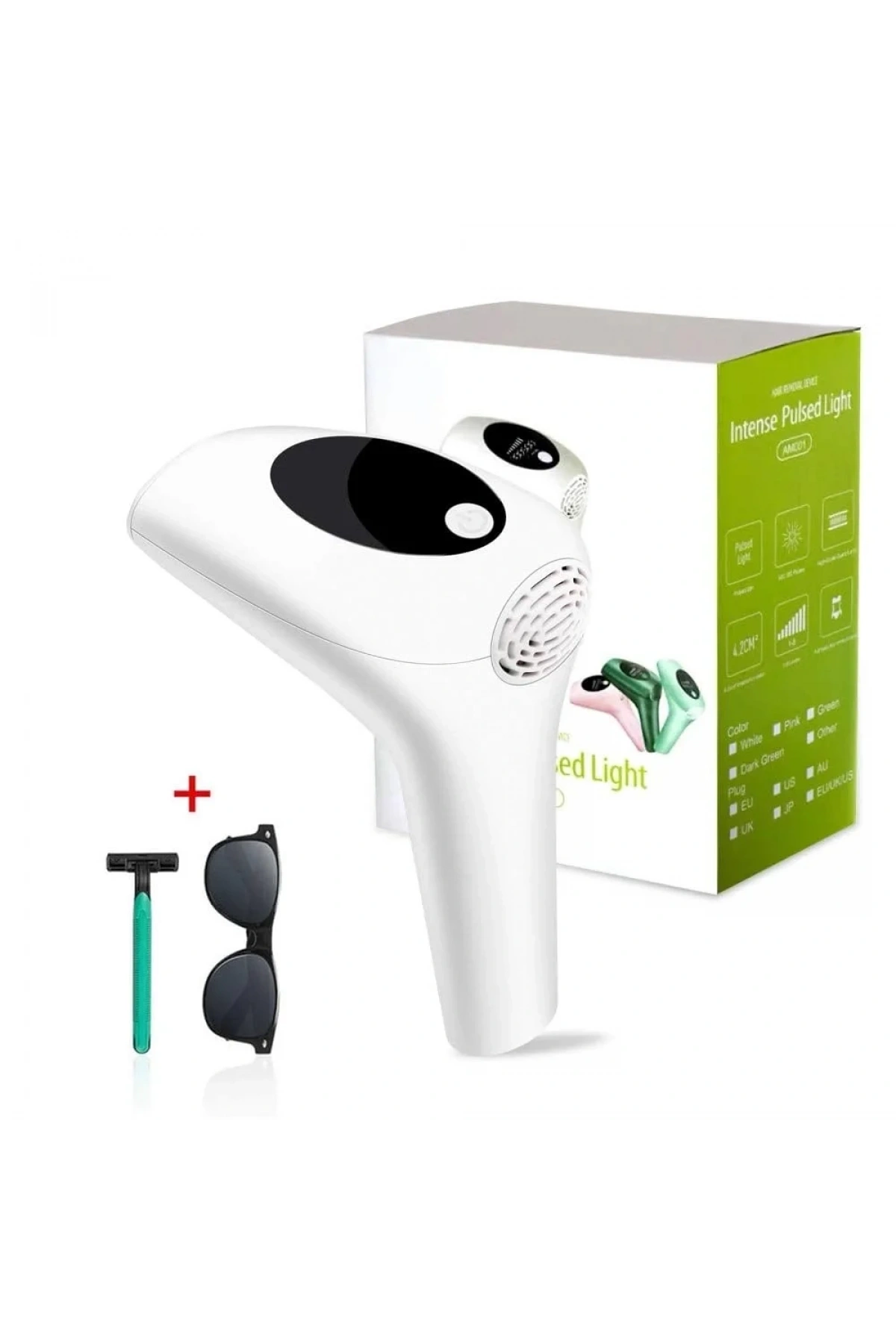 Profesyonel  Lazer Epilasyon Aleti 999.999 Atım Tüy Alma Cihazı Kadın Erkek lazer IPL Tüm Bölge (5047)