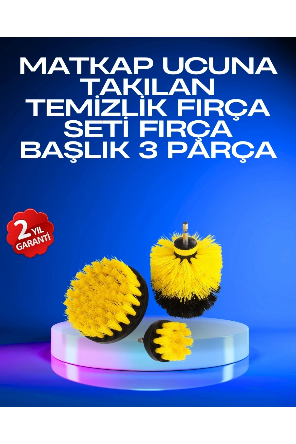 Profesyonel Matkap Ucu Temizlik Fırçası 3’lü Set