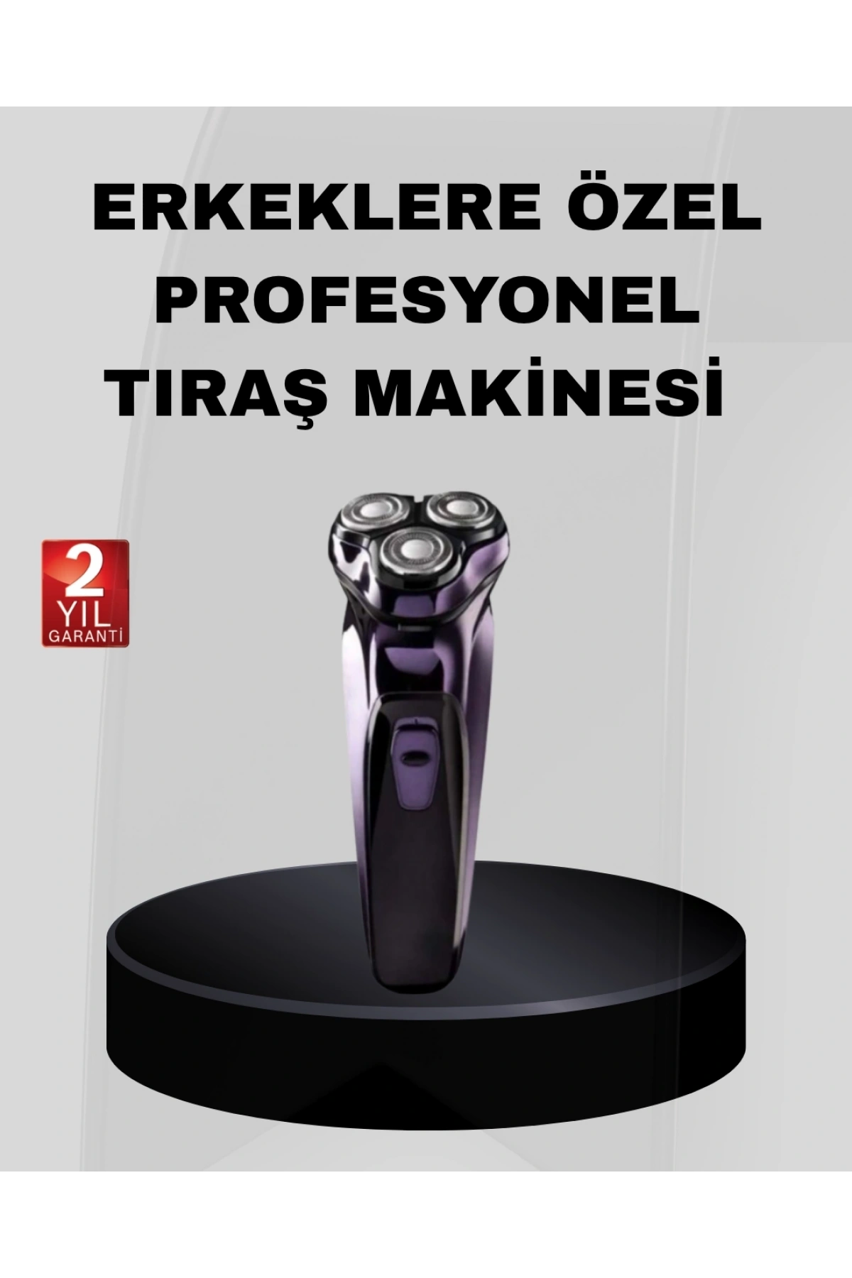 Profesyonel Şarjlı Tıraş Makinesi Ayarlanabilir Başlıklı Kablosuz
