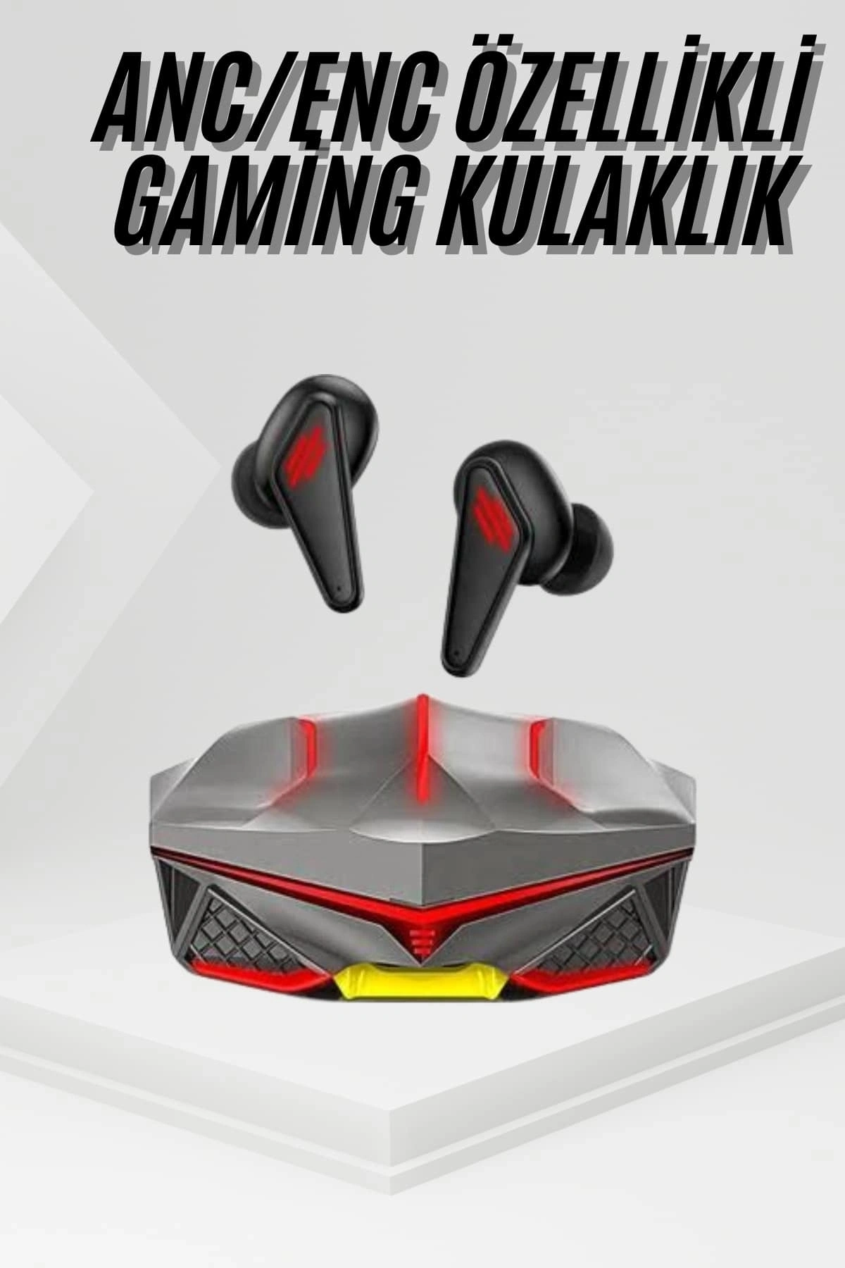 Profesyonel TWS Işıklı Kablosuz Bluetooth Kulaklık Oyuncu Kulaklığı