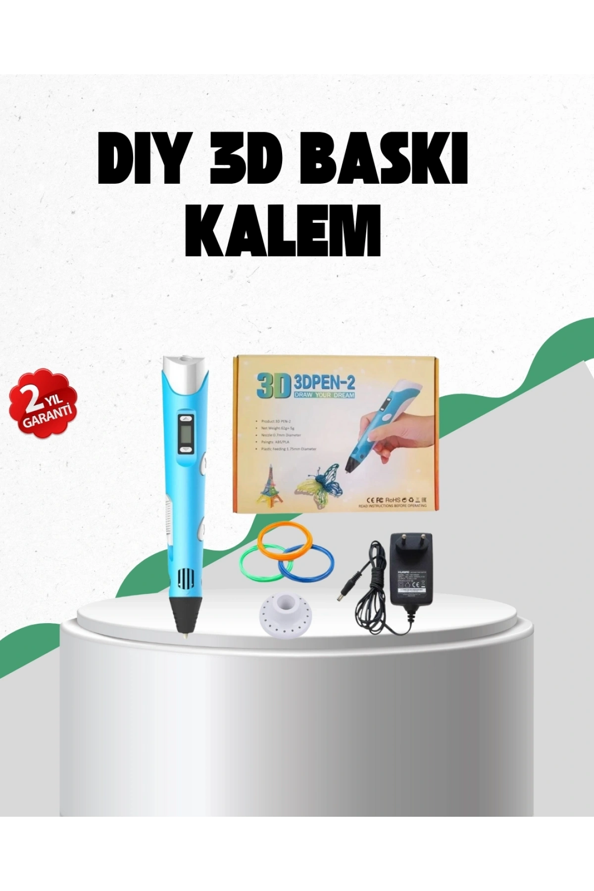 Profesyonel ve Hobi İçin 3D Modelleme Kalemi