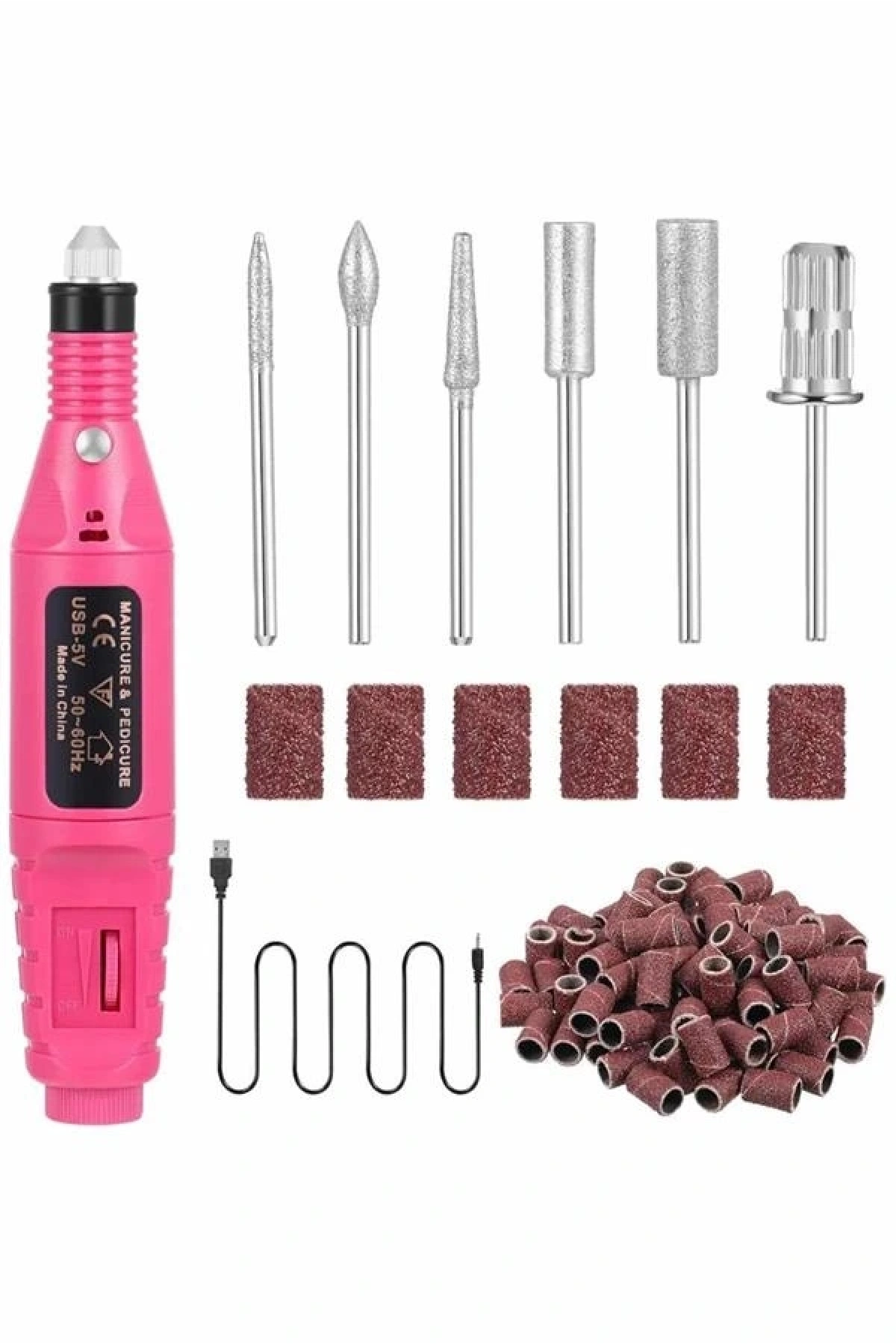 Protez Tırnak Ayak Nasır Ve Tırnak Mantar Makinesi Elektrikli 12v Tırnak Törpü Seti