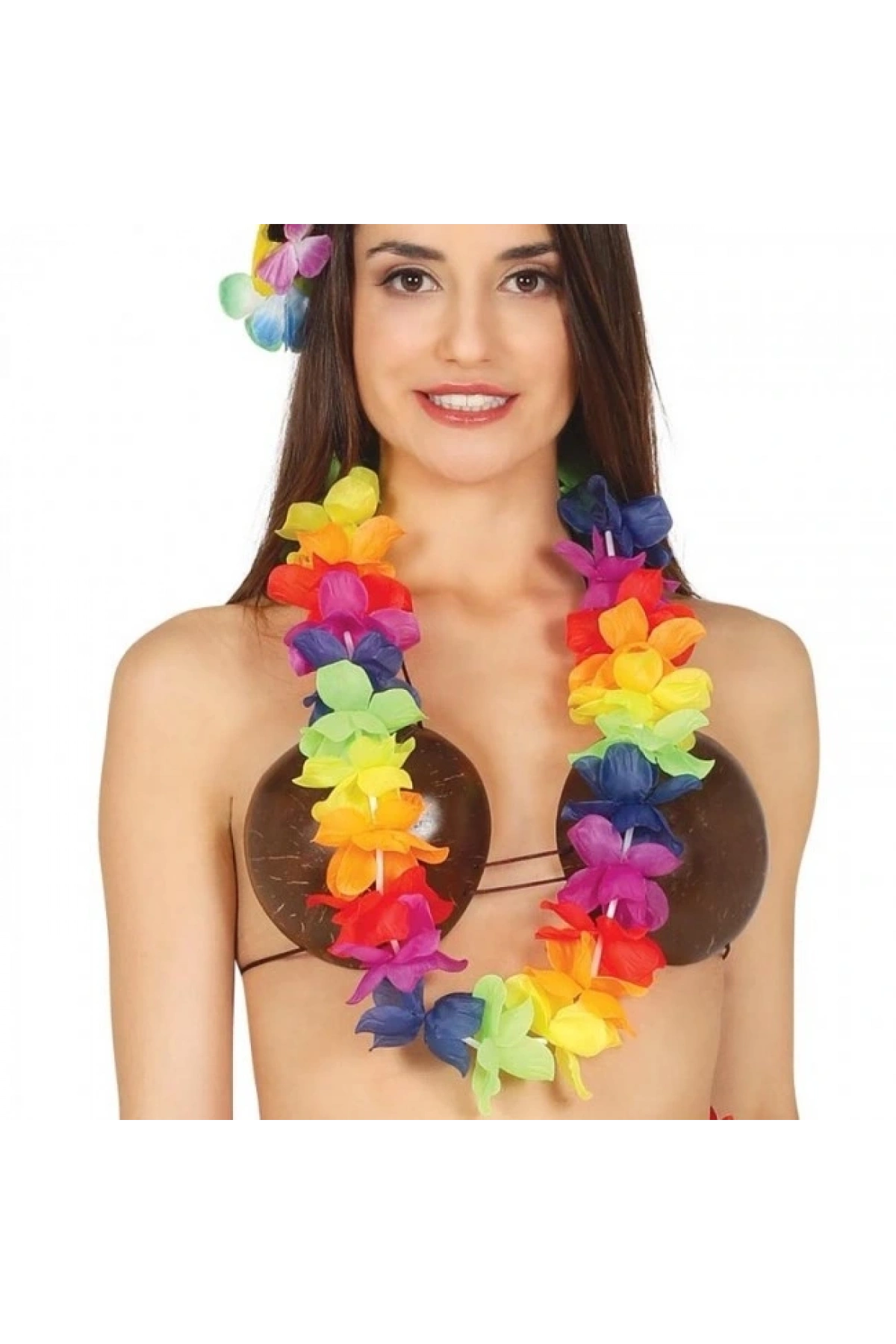 Rengarenk Hawaii Boyun Çelengi Havai Partisi Kolyesi 1 Adet (5047)