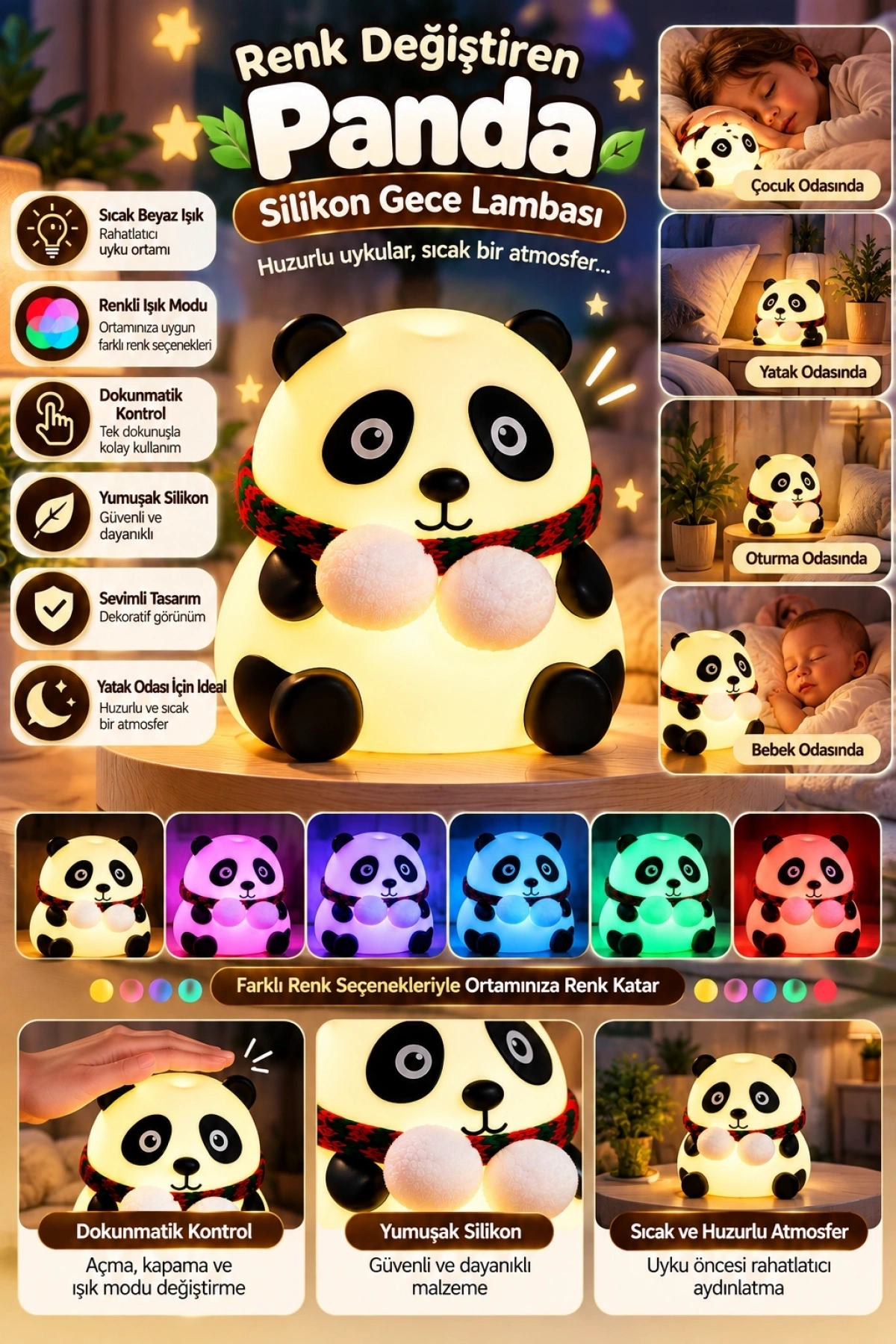 RENK DEĞİŞTİREN PANDA
