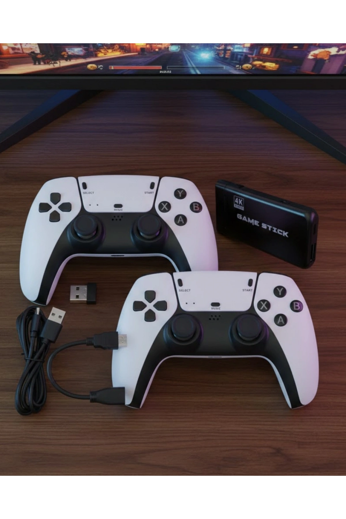 Retro Atari ve Konsol Oyunları Destekli 4K Game Stick