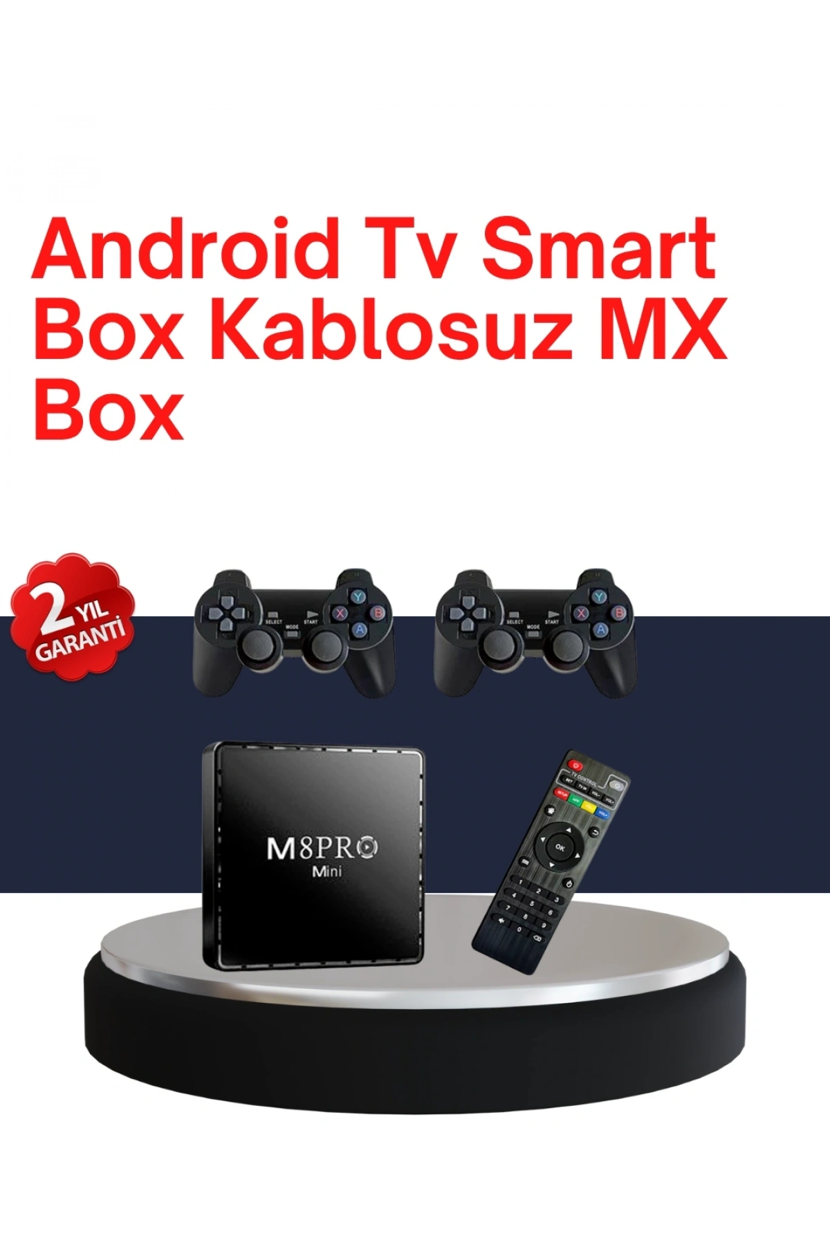 Retro Oyun Konsollu Akıllı Android TV Kutusu