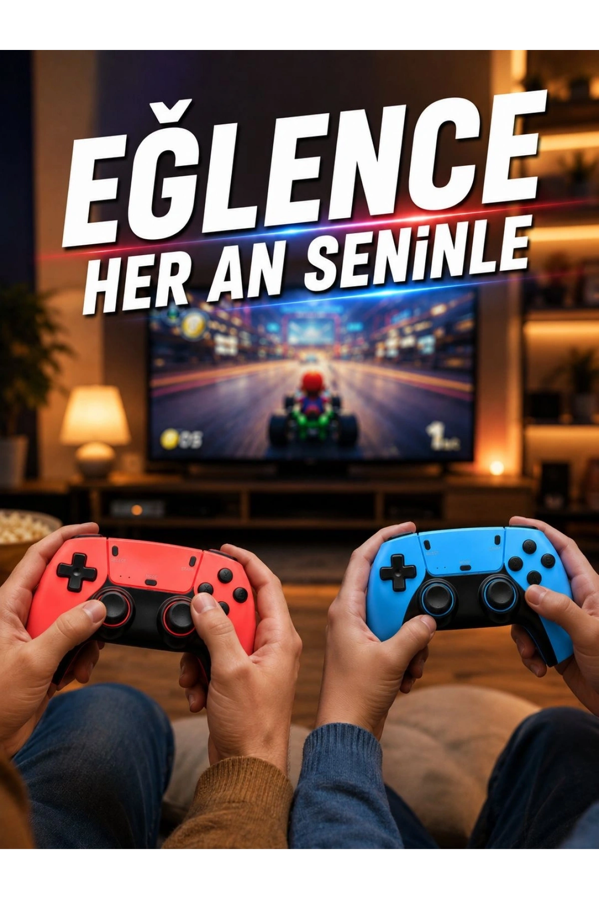 Retro Oyun Konsolu HDMI Destekli Kablosuz Oyun Kolu ile Oyun Keyfi
