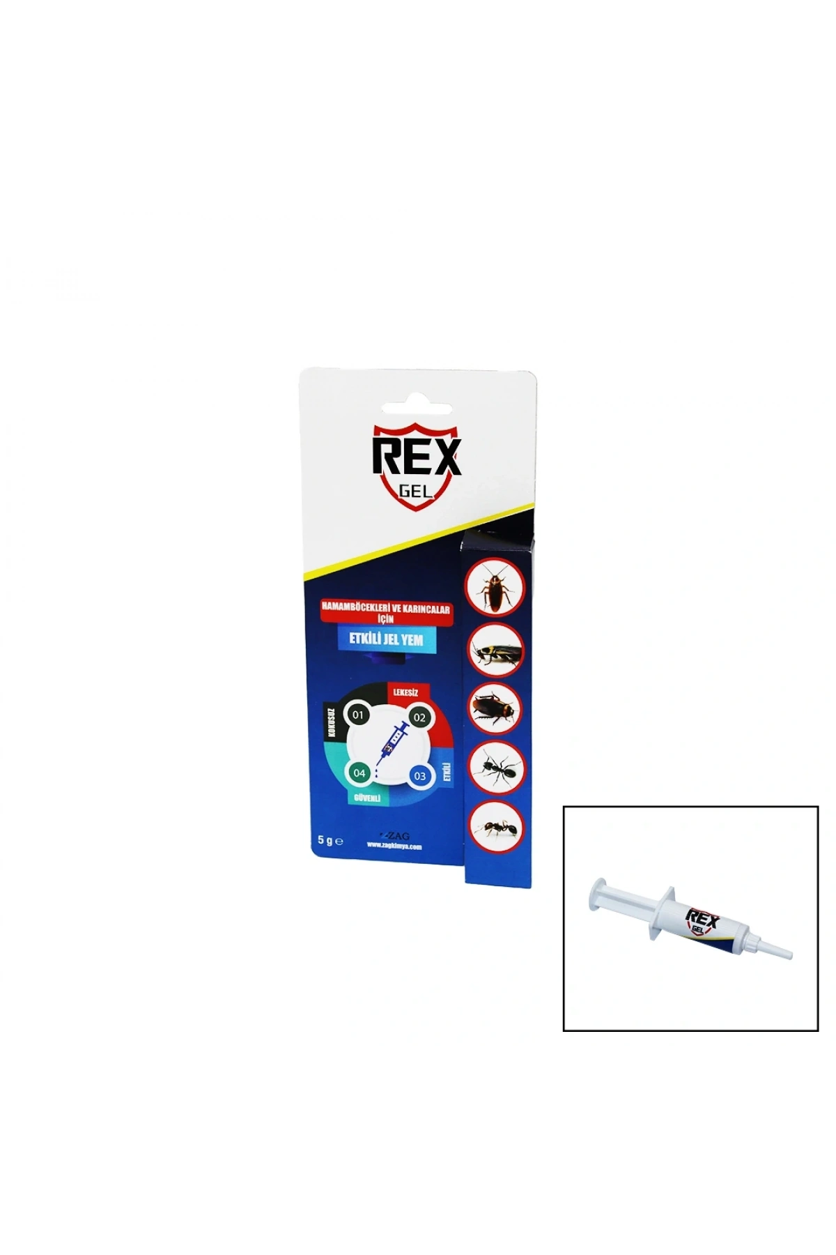 REX GEL HAMAMBÖCEĞİ VE KARINCA JELİ - ŞIRINGA5GR (5047)