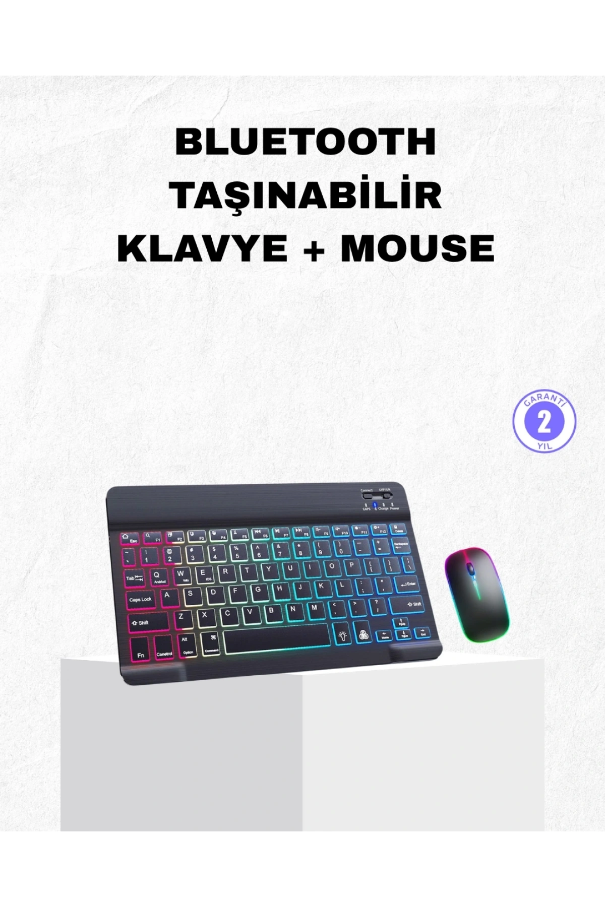 RGB Aydınlatmalı Q Klavye Türkçe Karakter Destekli