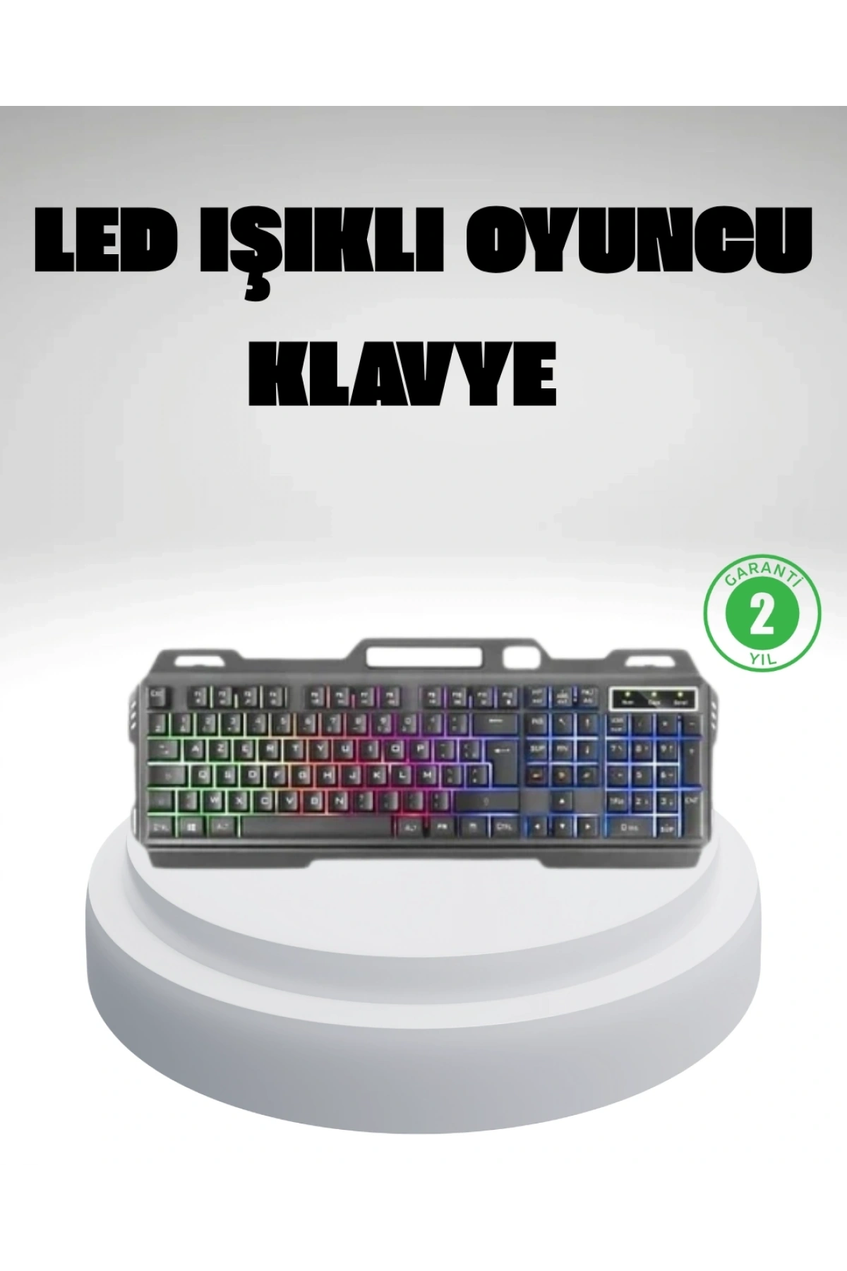 RGB Işıklı Oyuncu Klavye Mouse Seti – Türkçe Q, Ayarlanabilir DPI, Ergonomik ve Dayanıklı Tasarım