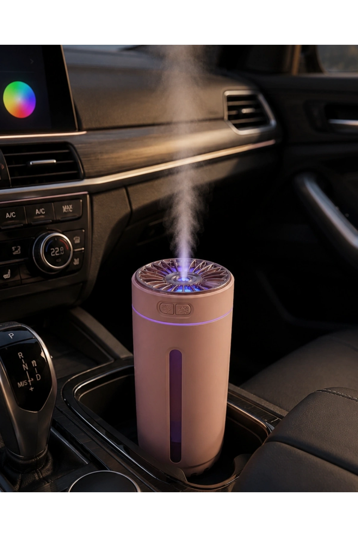 RGB Led Buhar Makinesi Aroma Yağı Uyumlu Mini Nemlendirici