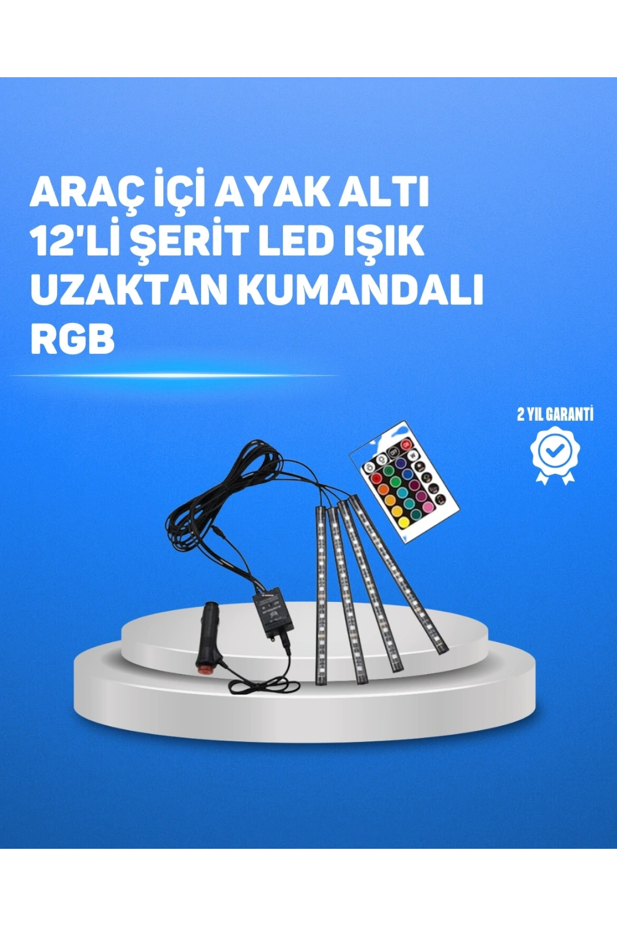 RGB LED Şerit Aydınlatma – Kolay Kurulumlu