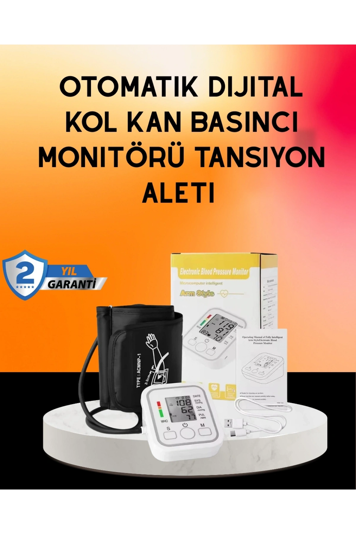 Ritmi Tespit Özellikli Dijital Tansiyon Aleti