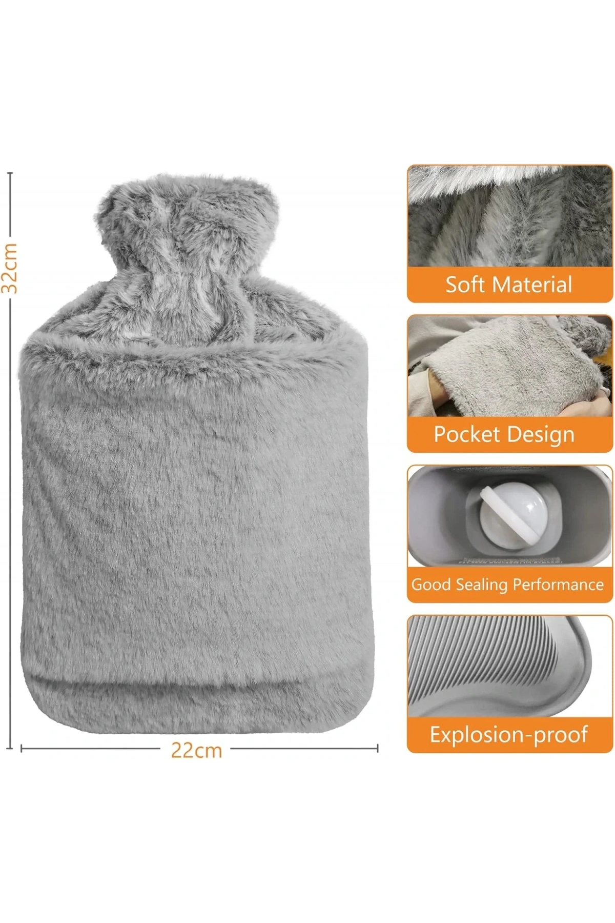 Rubby Sıcak Su Torbaları Peluşlu (5047)