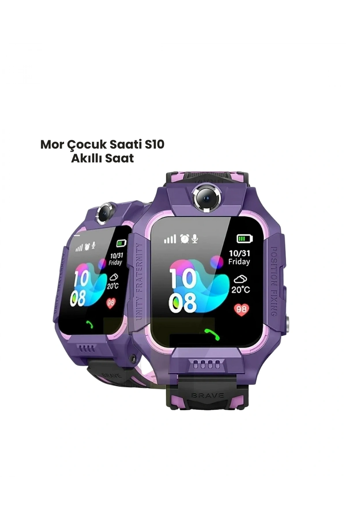 S10 Mor Akıllı Çocuk Saati