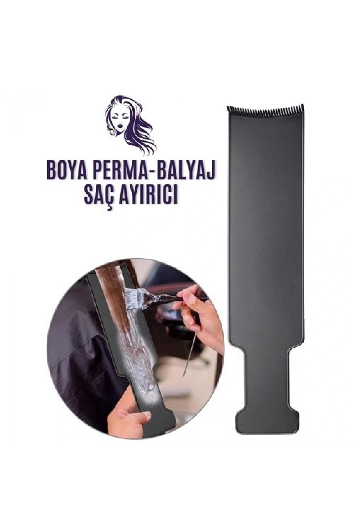 Saç Boyama Perma Balyaj Saç Ayırıcı 716506