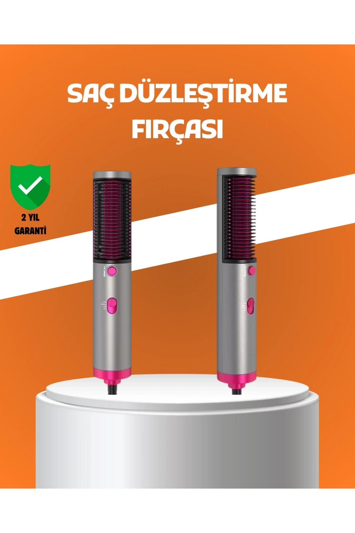 Saç Düzleştirme ve Hacimlendirme Fonksiyonlu Fırça