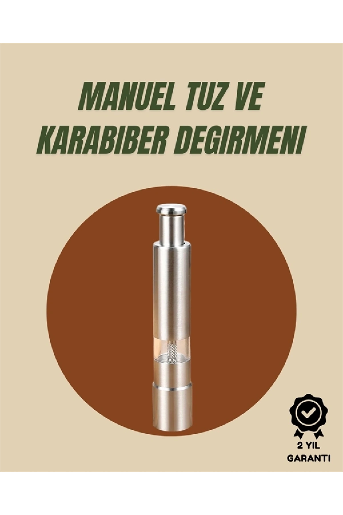 Sağlıklı ve Dayanıklı Gıda Sınıfı Paslanmaz Çelik Öğütücü