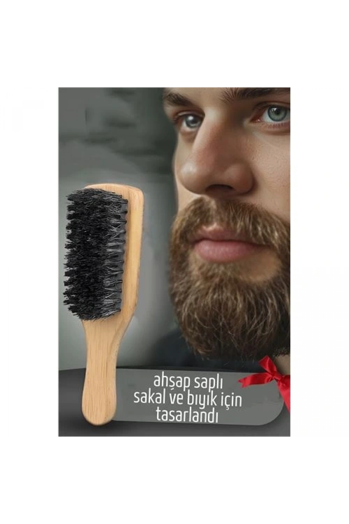 Sakal Tarama Fırçası Ahşap Saplı