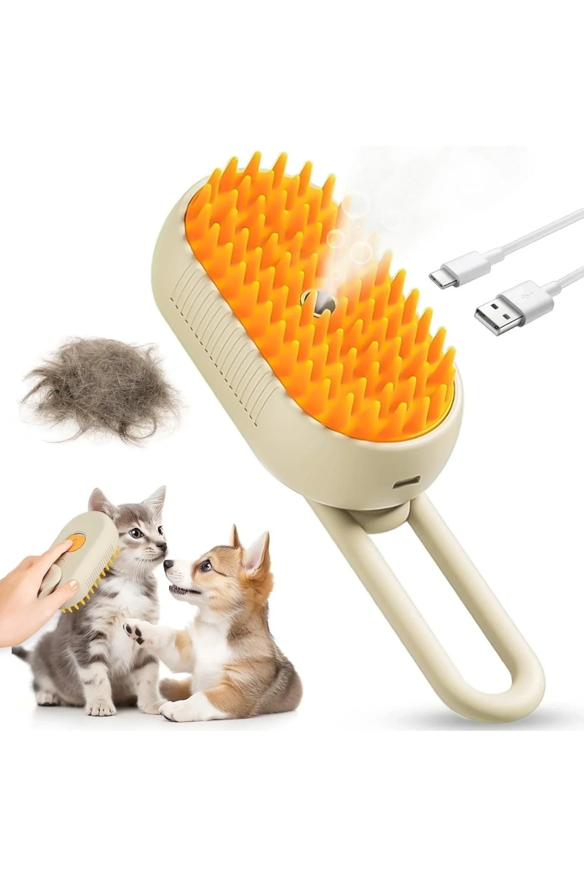 Saplı Buharlı Kedi Tarağı (5047)