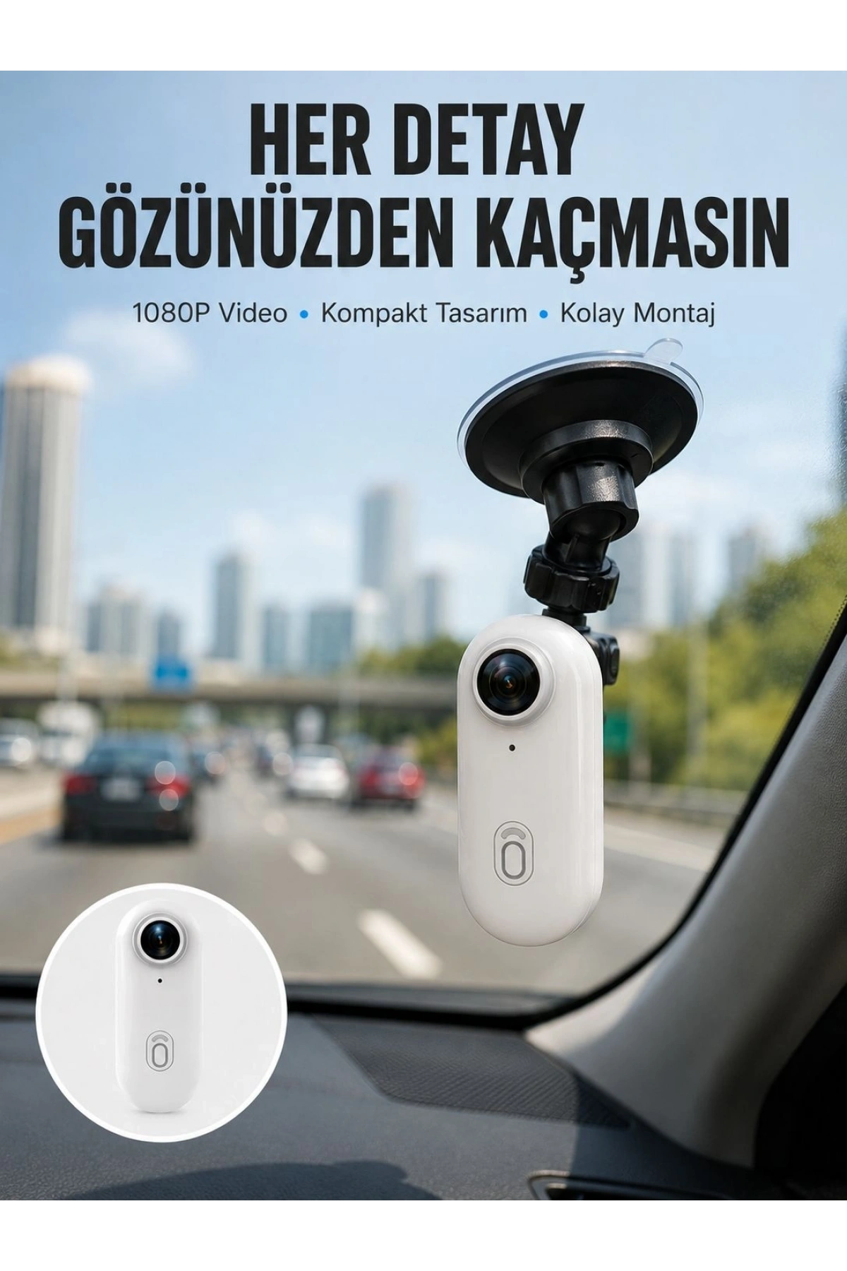 Şarj Edilebilir Uzun Ömürlü Mini Spor Kamera Full HD Yeni Nesil